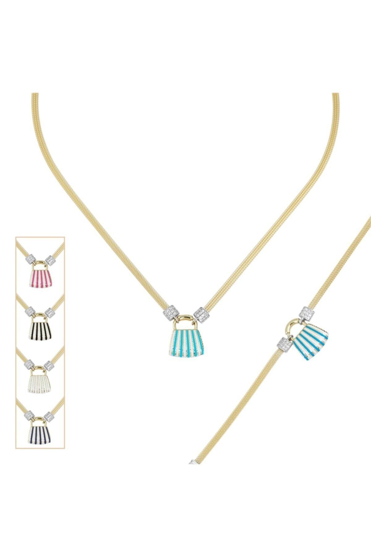 Ema Jewellery Çanta Uçlu Altın Ikili Set