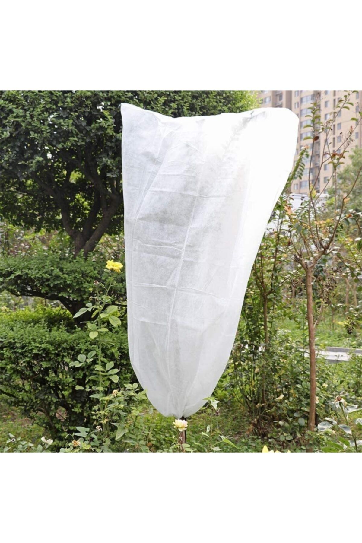 Ekodoğa Ağaç Koruma Torbası 1 Adet 1,20x1,20 Metre Bitki Koruma Torbası Ağaç Torbası Don Kırağı Örtüsü Agril