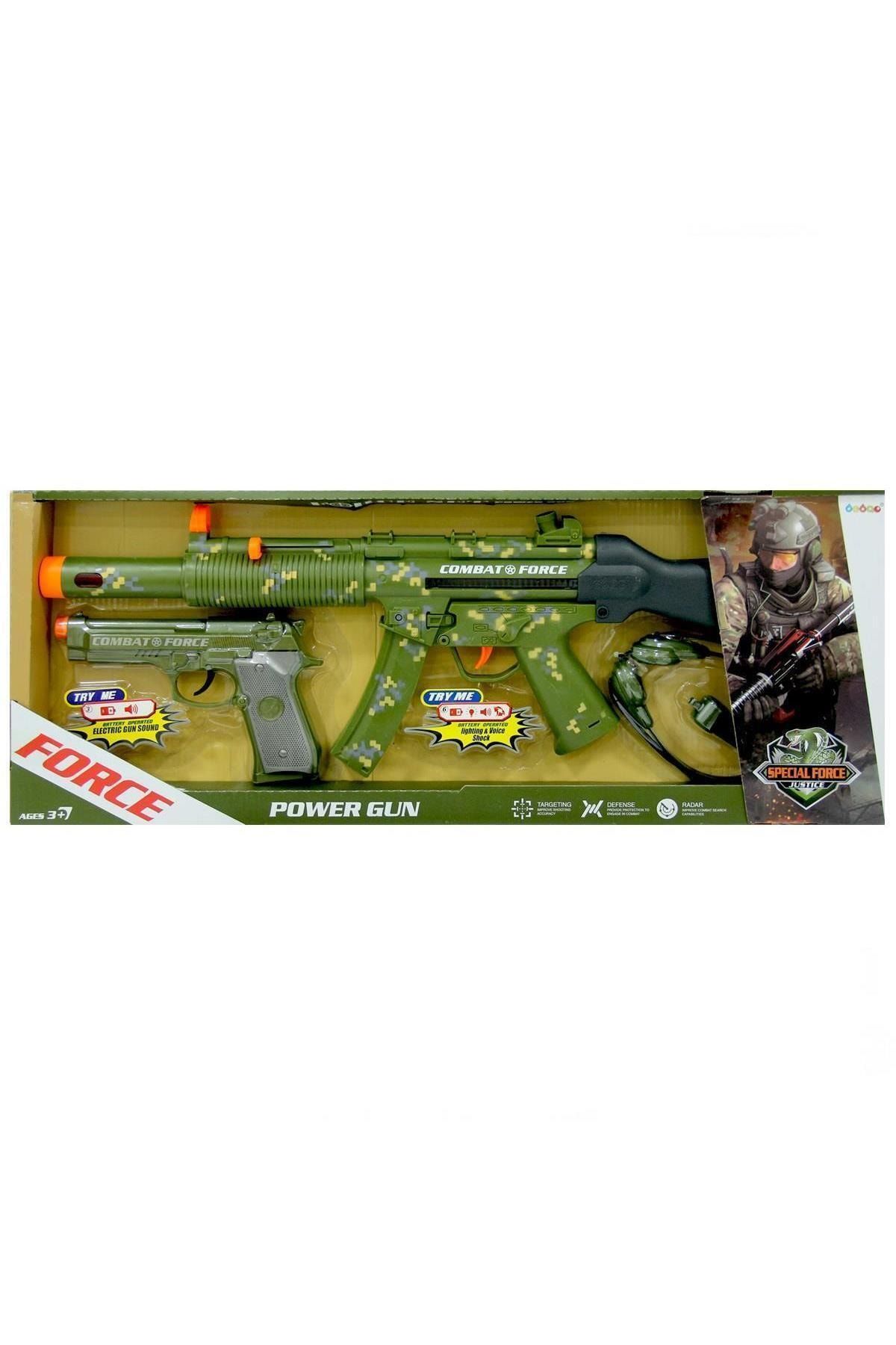 GÜVEN Marka Power Gun Kulaklıklı Asker Seti 34200