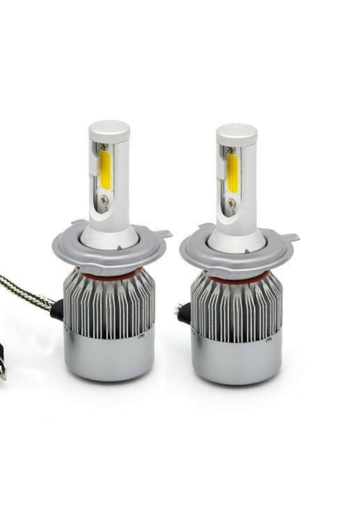 Eng H4 Uzun Kısa 10800 Lümen Şimşek Etkili H4 Beyaz Led Zenon