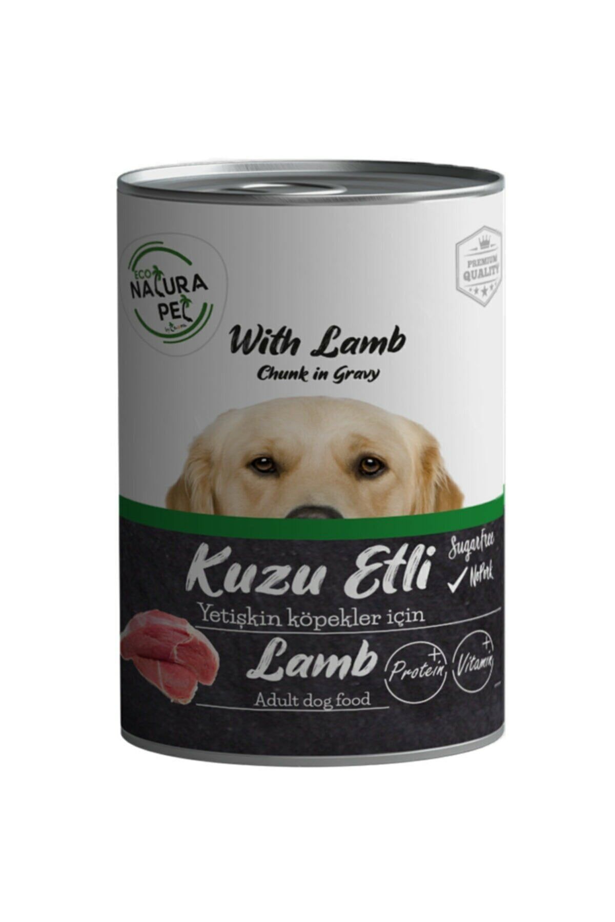 eco natura pet Yetişkin Köpek Konservesi Kuzu Etli 400 Gr 2 Adet