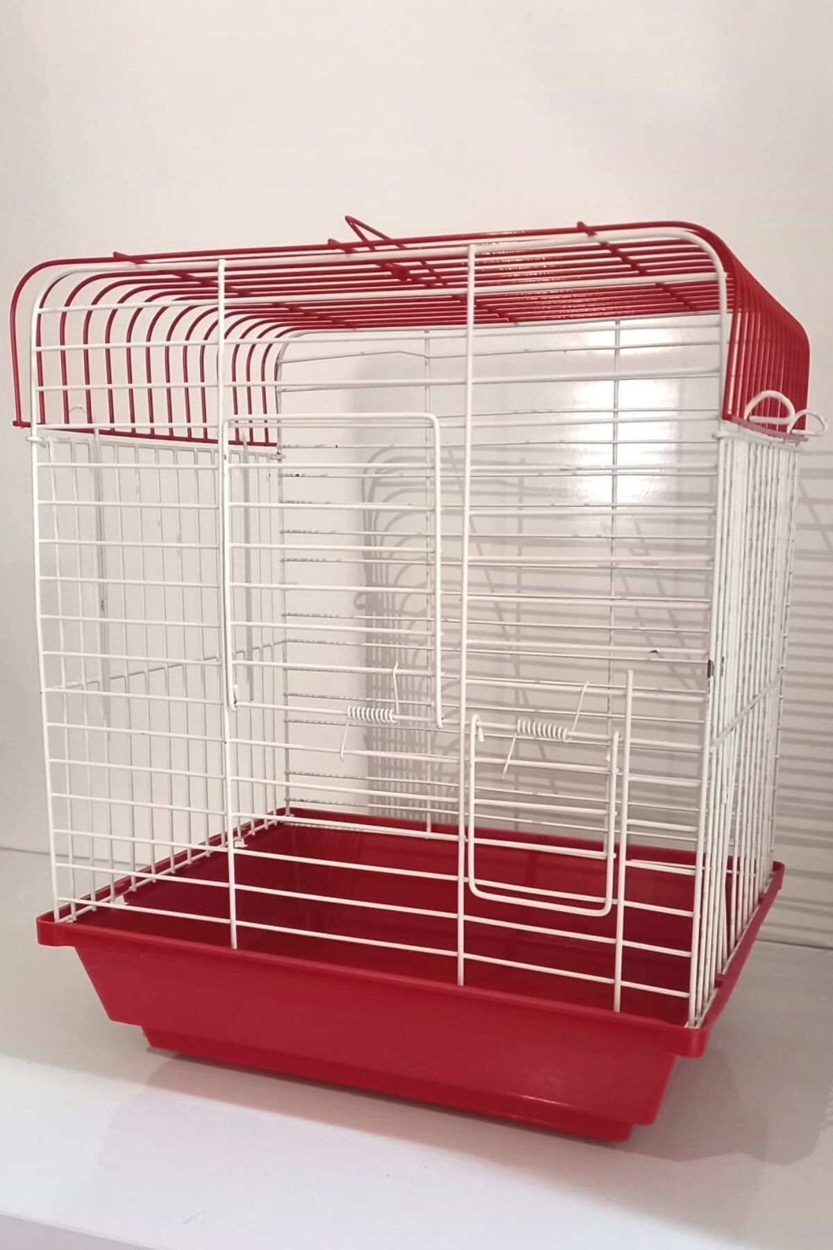 GreenPet Muhabbet Kuşu Küçük Kafes - Kırmızı
