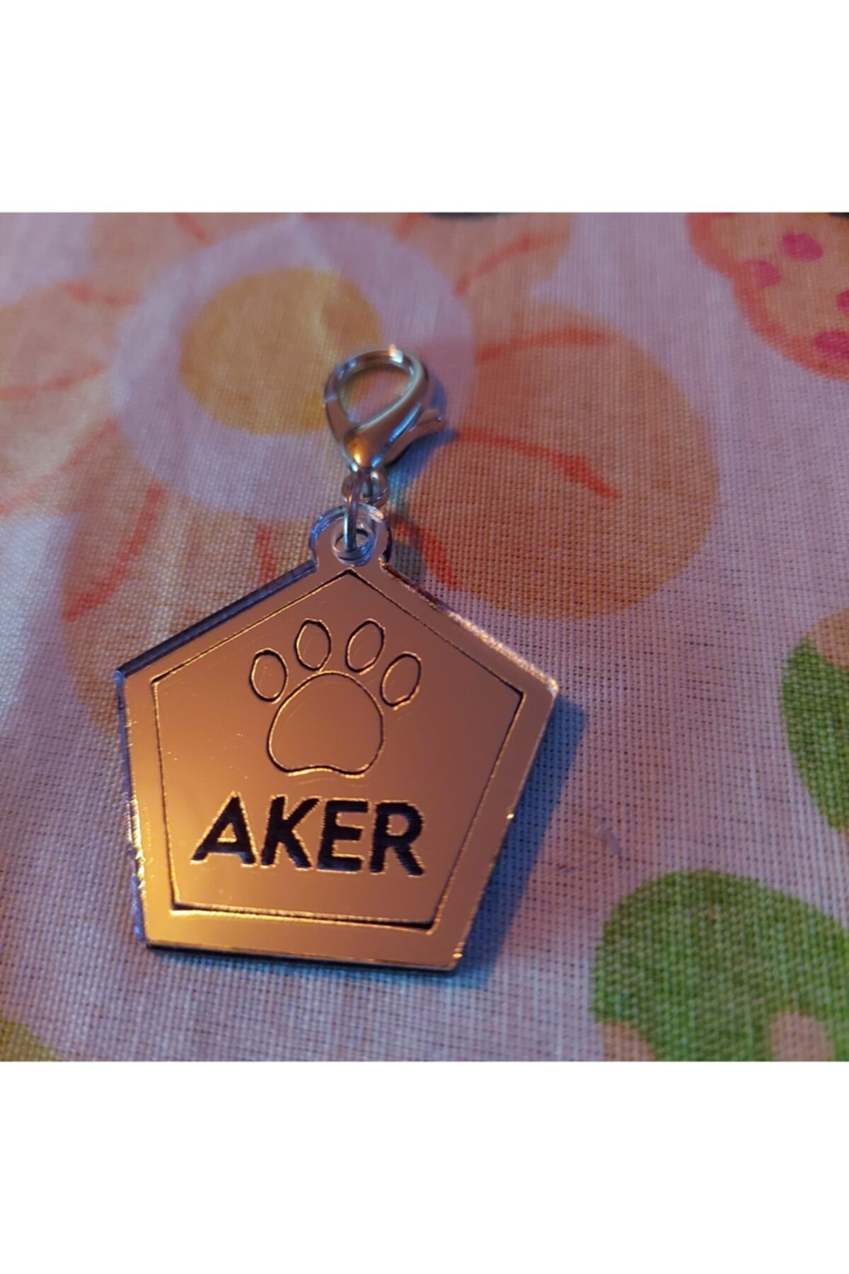 Aker Hediyelik Popüler Fenomenlerin Beğendiği Kedi Aksesuarı Boyunluk + İsimlik