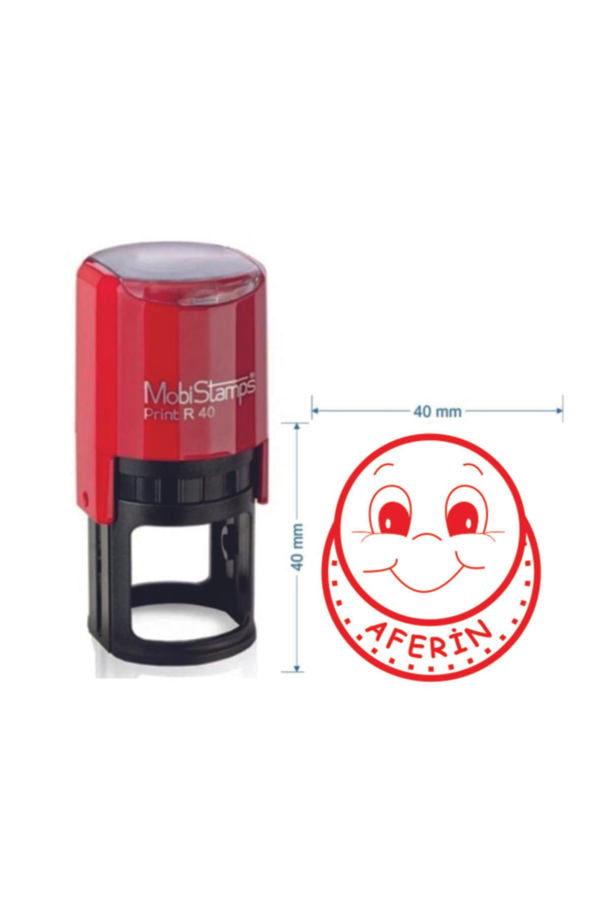 Mobistamps Öğretmen Kaşesi Yuvarlak Smıle