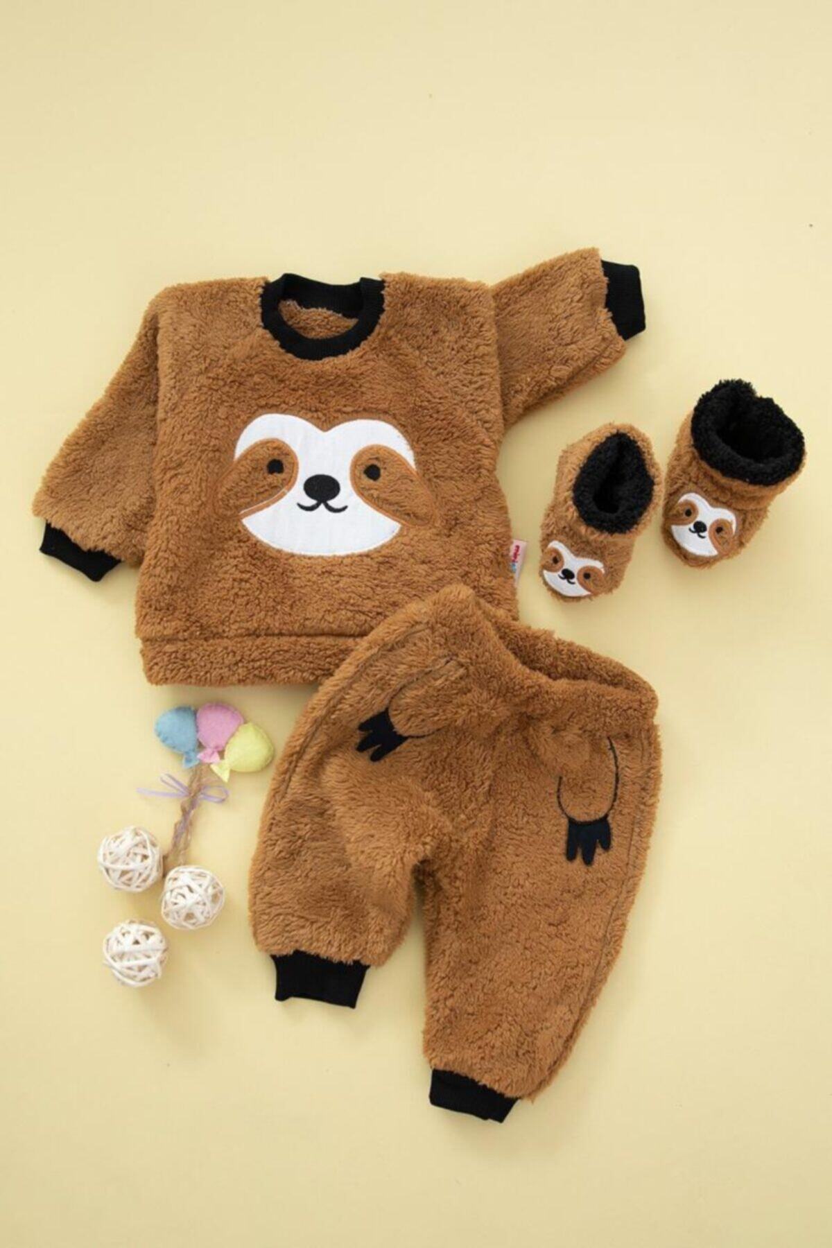 BabyWorldStore Erkek Bebek Lüx Panduflu Welsoft Takım