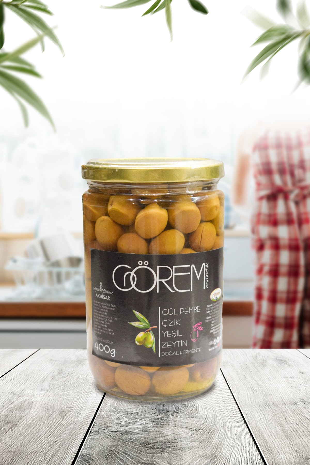 Görem Zeytin Edremit Çizik Zeytin 400 gr