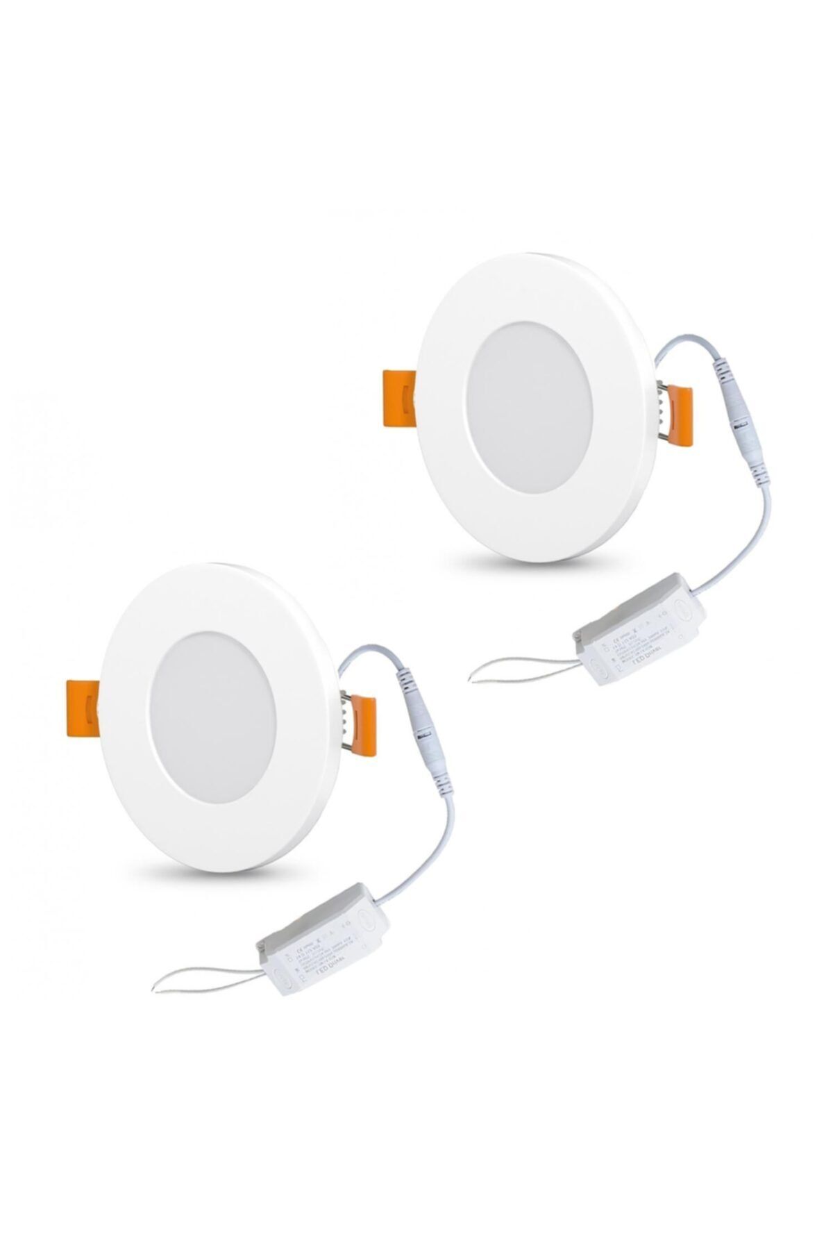 Luzza Led Panel Spot Ikili Beyaz 6400k 3w 6.3-8.8cm