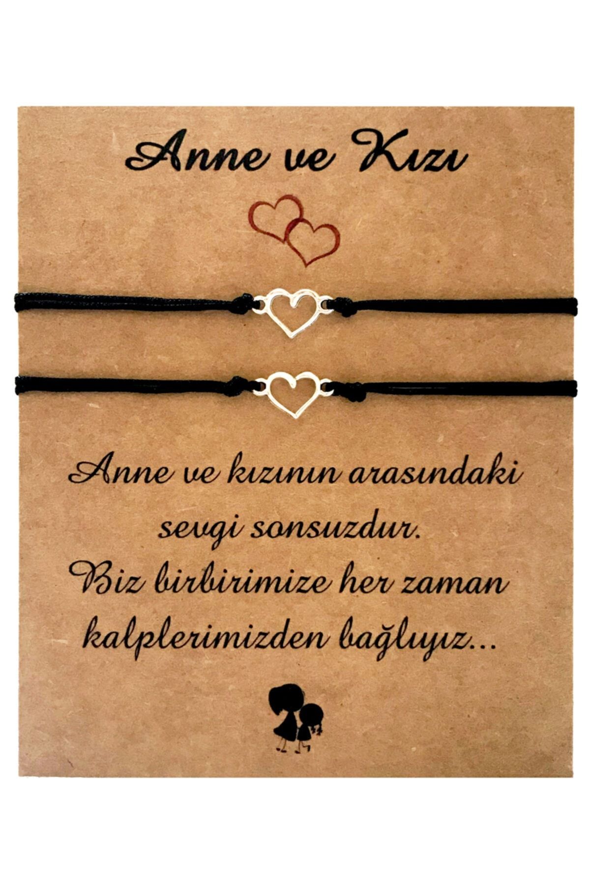 Sunligo Anneye Hediye Anne Ve Kızı Sevgi Bileklikleri