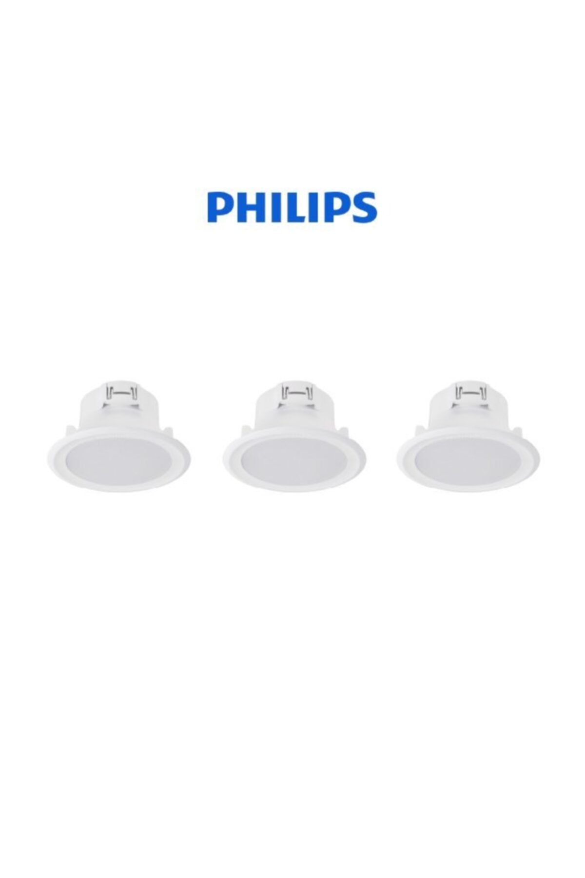 Philips 4 Inç 9w 2700k (sarı Işık) Gömme Led Spot (3 Adet)