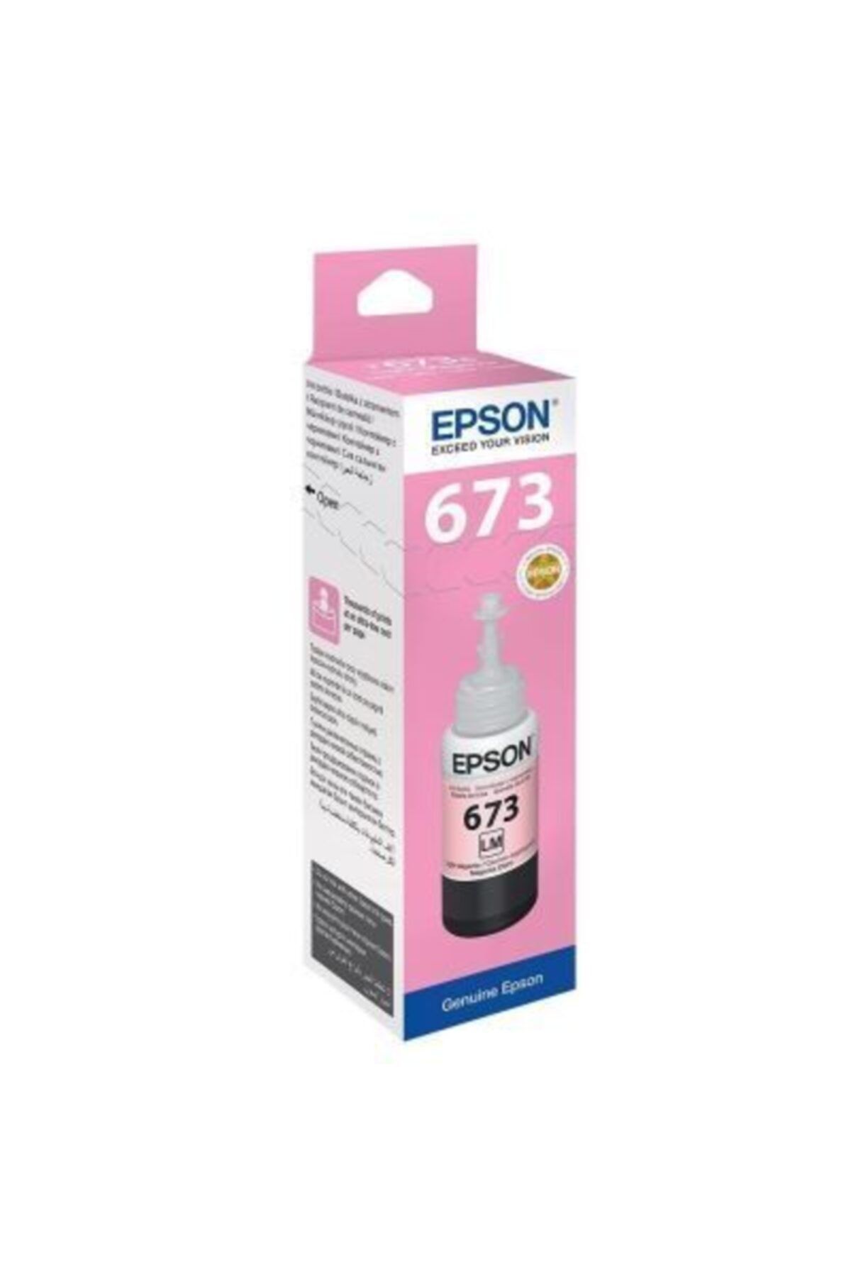 EPSON T6736 Ecotank L1800 Açık Kırmızı Orjinal Mürekkep kartuş