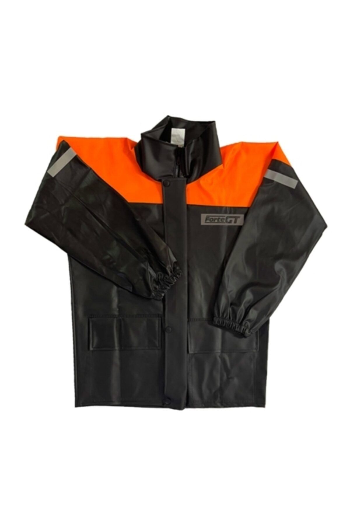 Forte GT 1134 Pvc Cepli Turuncu Alt-üst Motosiklet Yağmurluk Takım