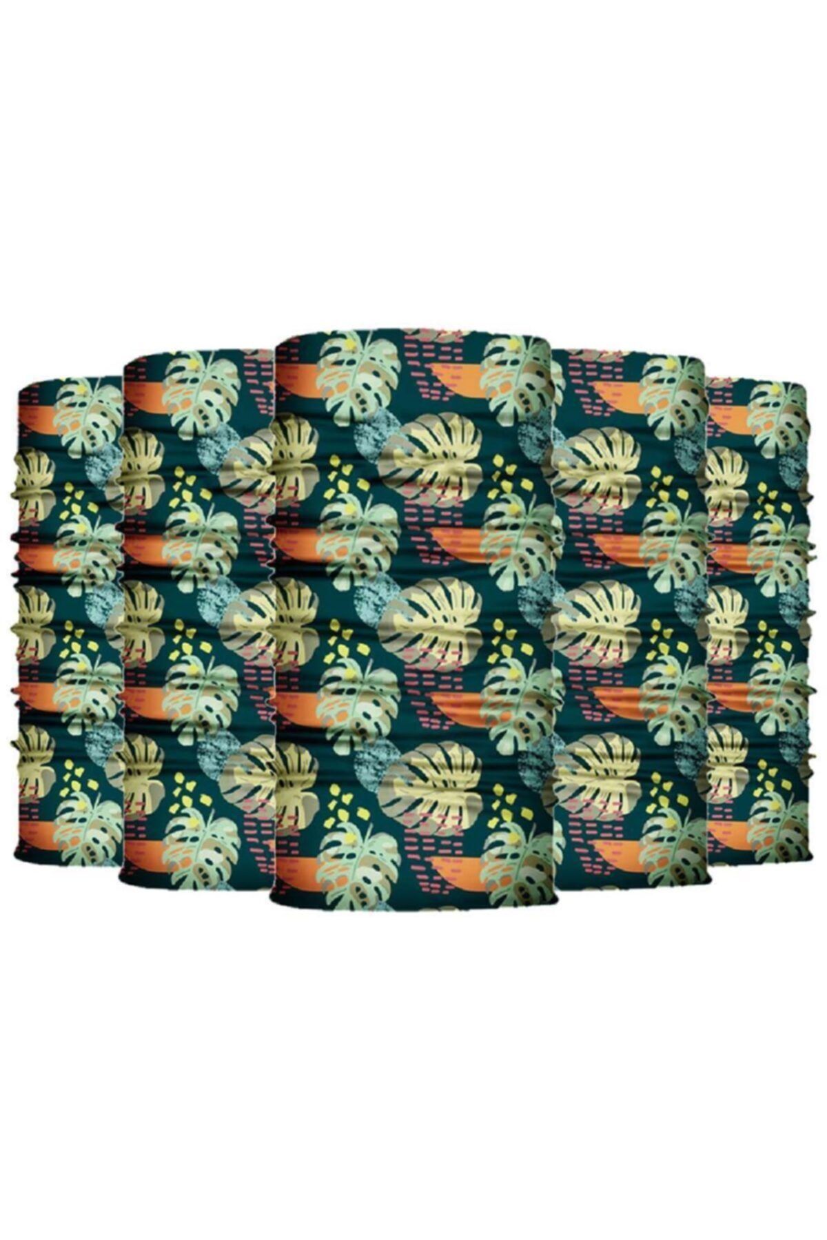 Knmaster Tropic Buff Bandana Boyunluk Maske Saç Bandı 5'li Paket