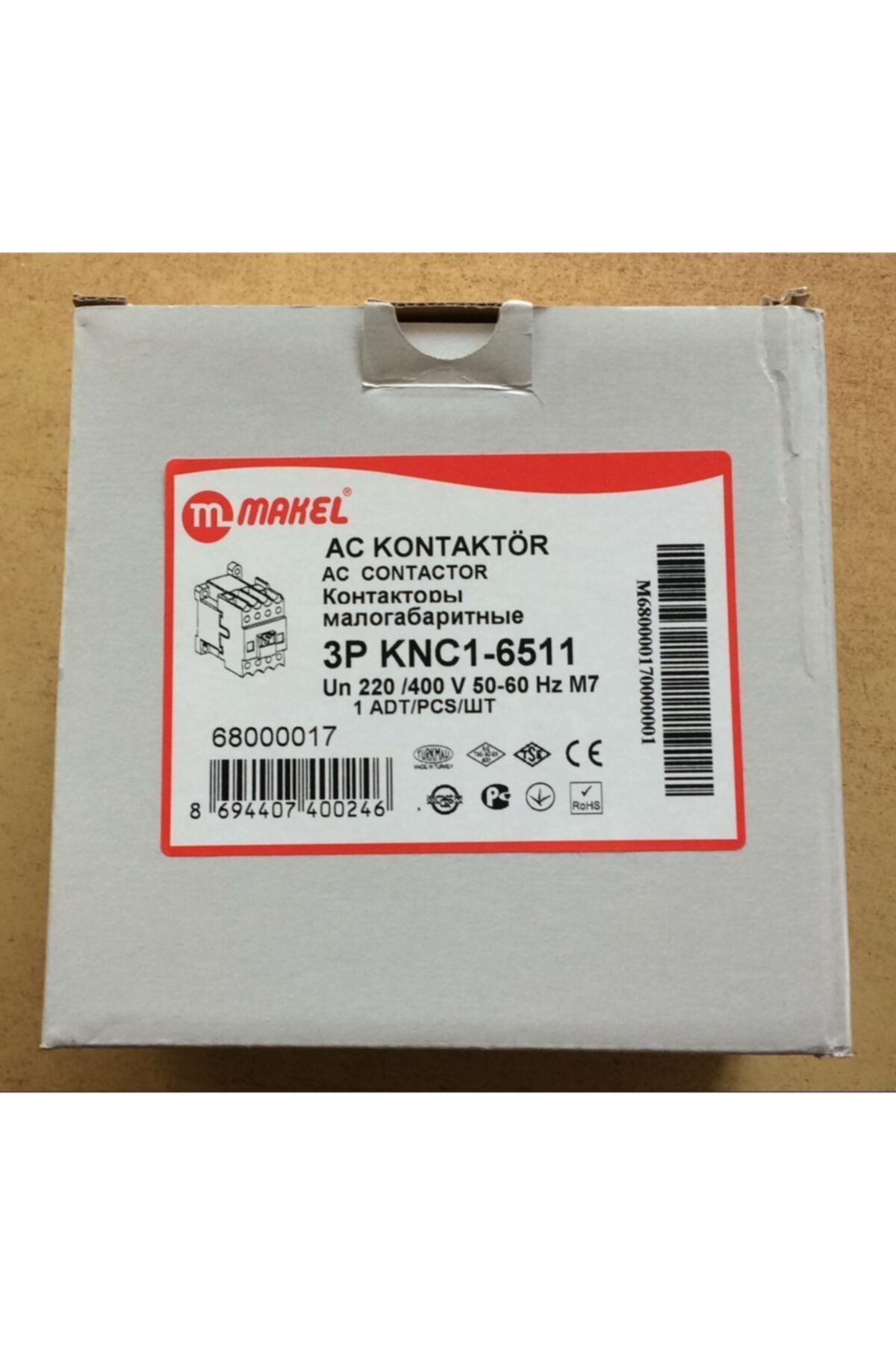 MAKEL Ac Kontaktör 3p Knc1-6511