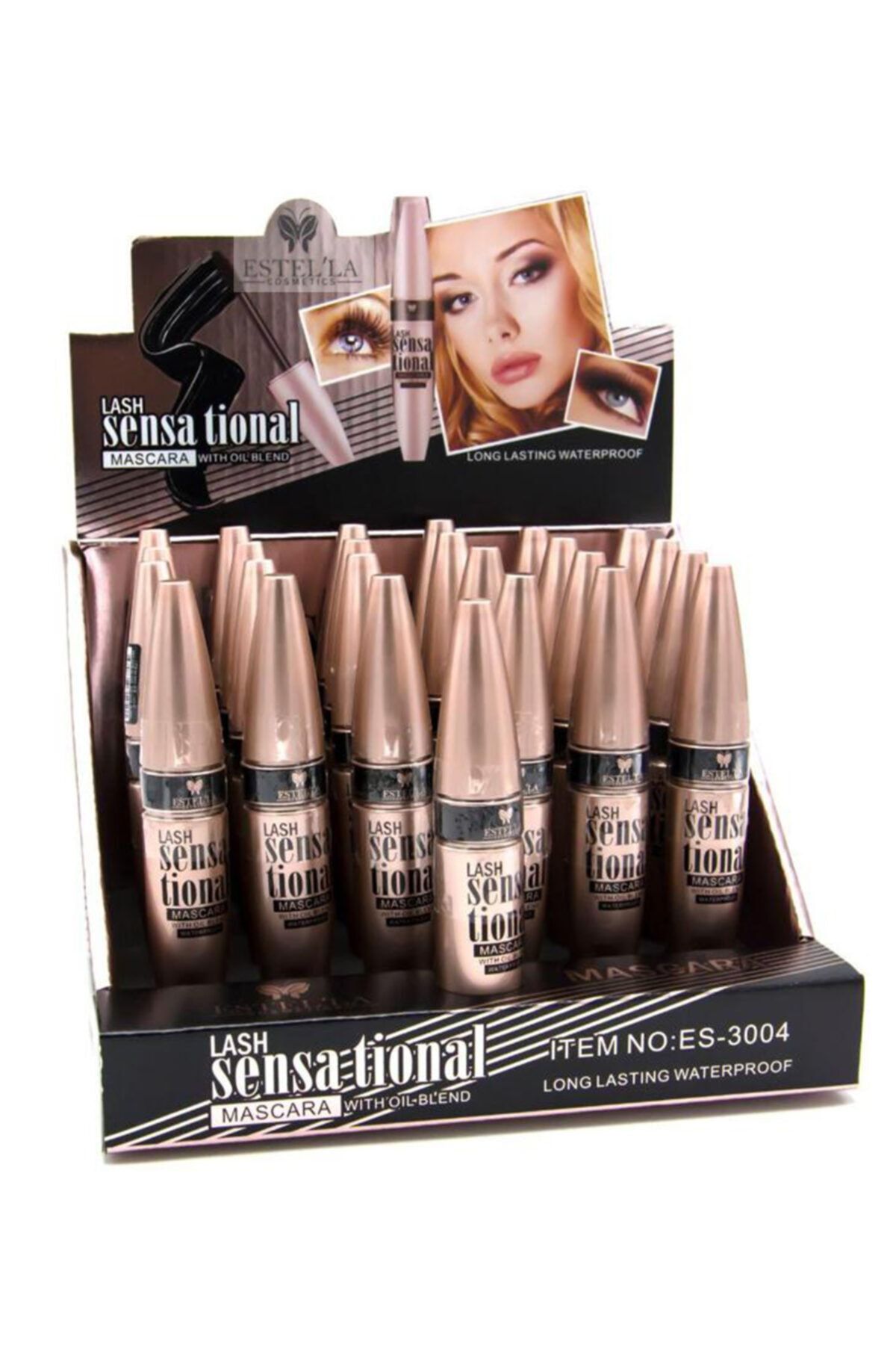 Estella Lash Sensational Long Lasting Waterproof Maskara Es-3004