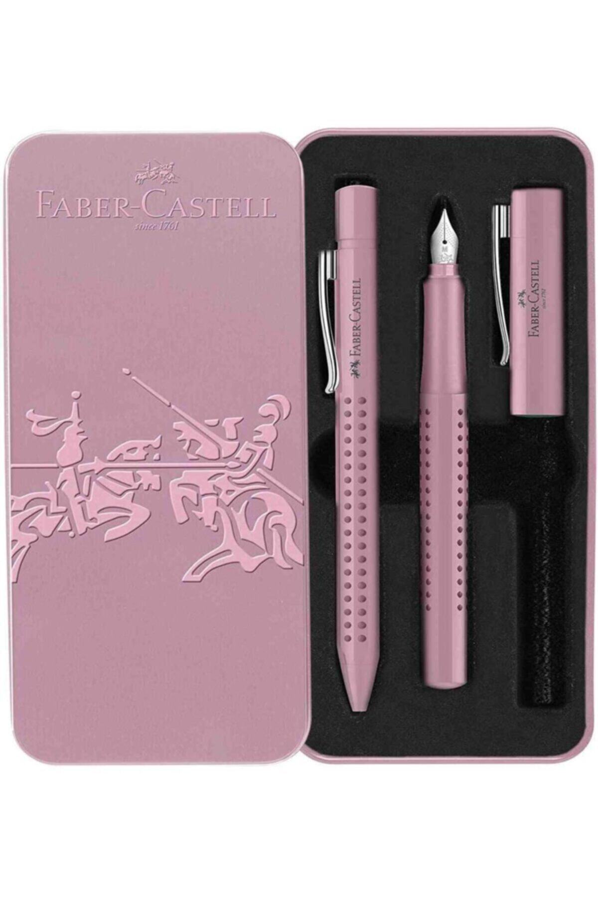 Faber Castell Grip Dolma Ve Tükenmez Kalem Seti Antrazit
