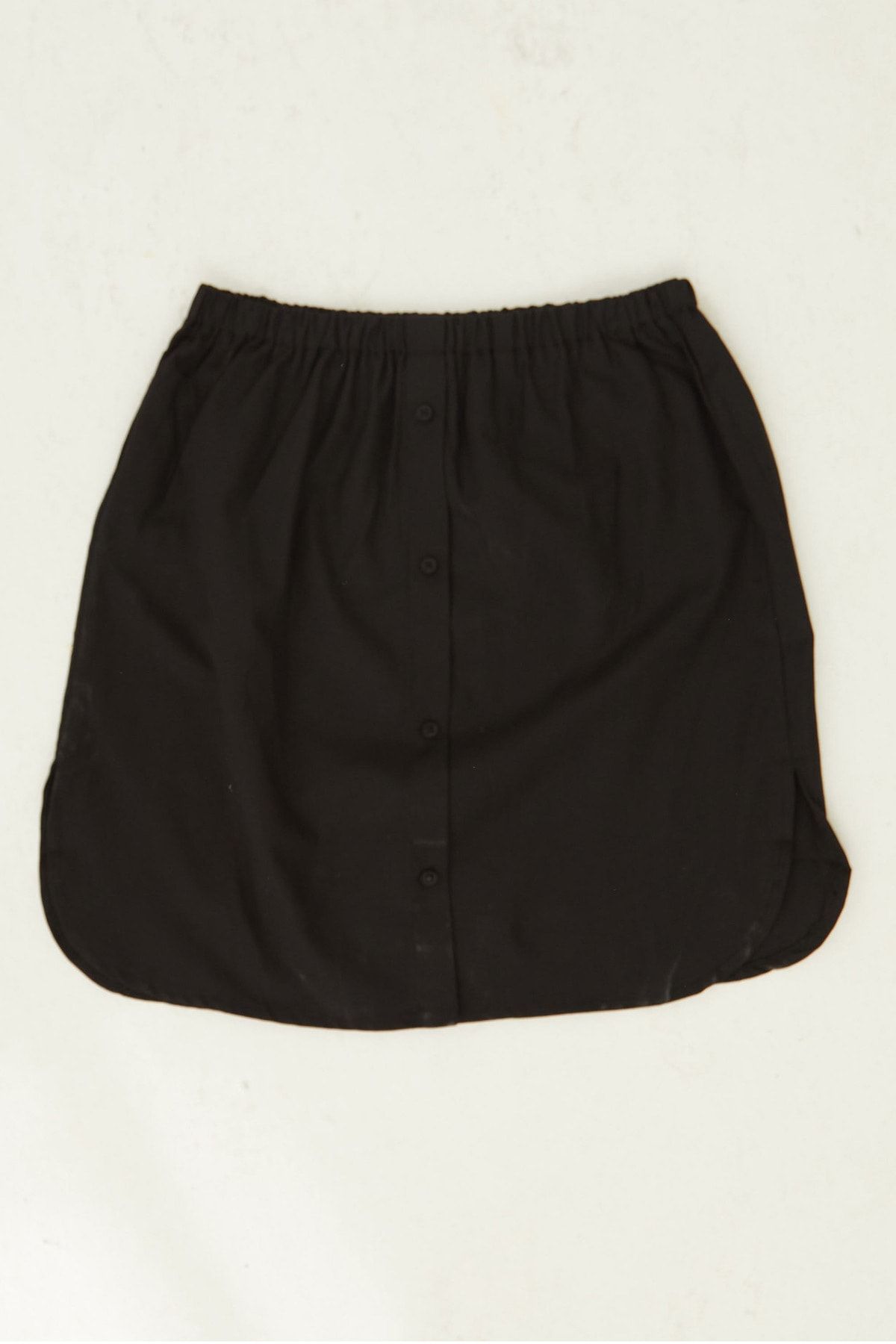 Suud Collection Siyah Poplin Etek Içlik