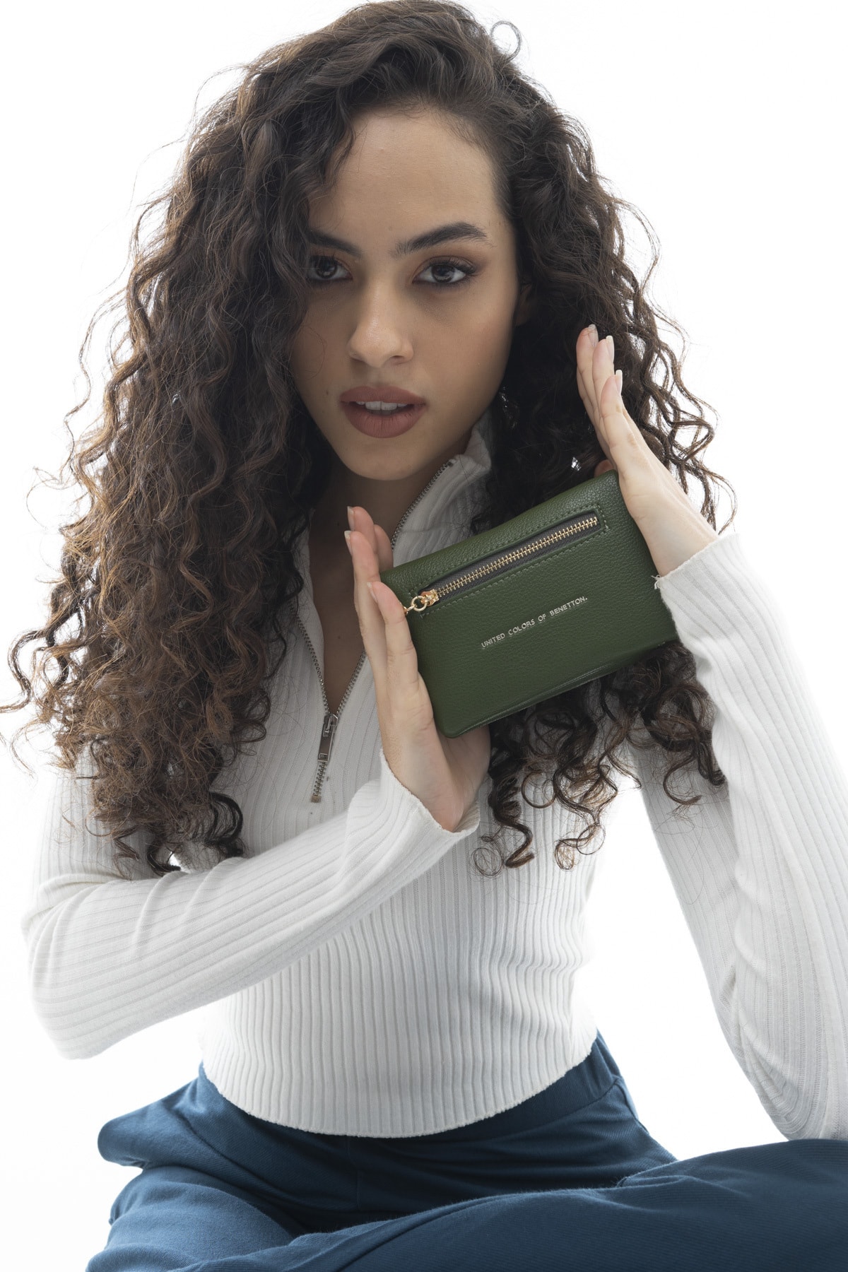 United Colors of Benetton Benetton Kadın Cüzdan Haki Bnt549
