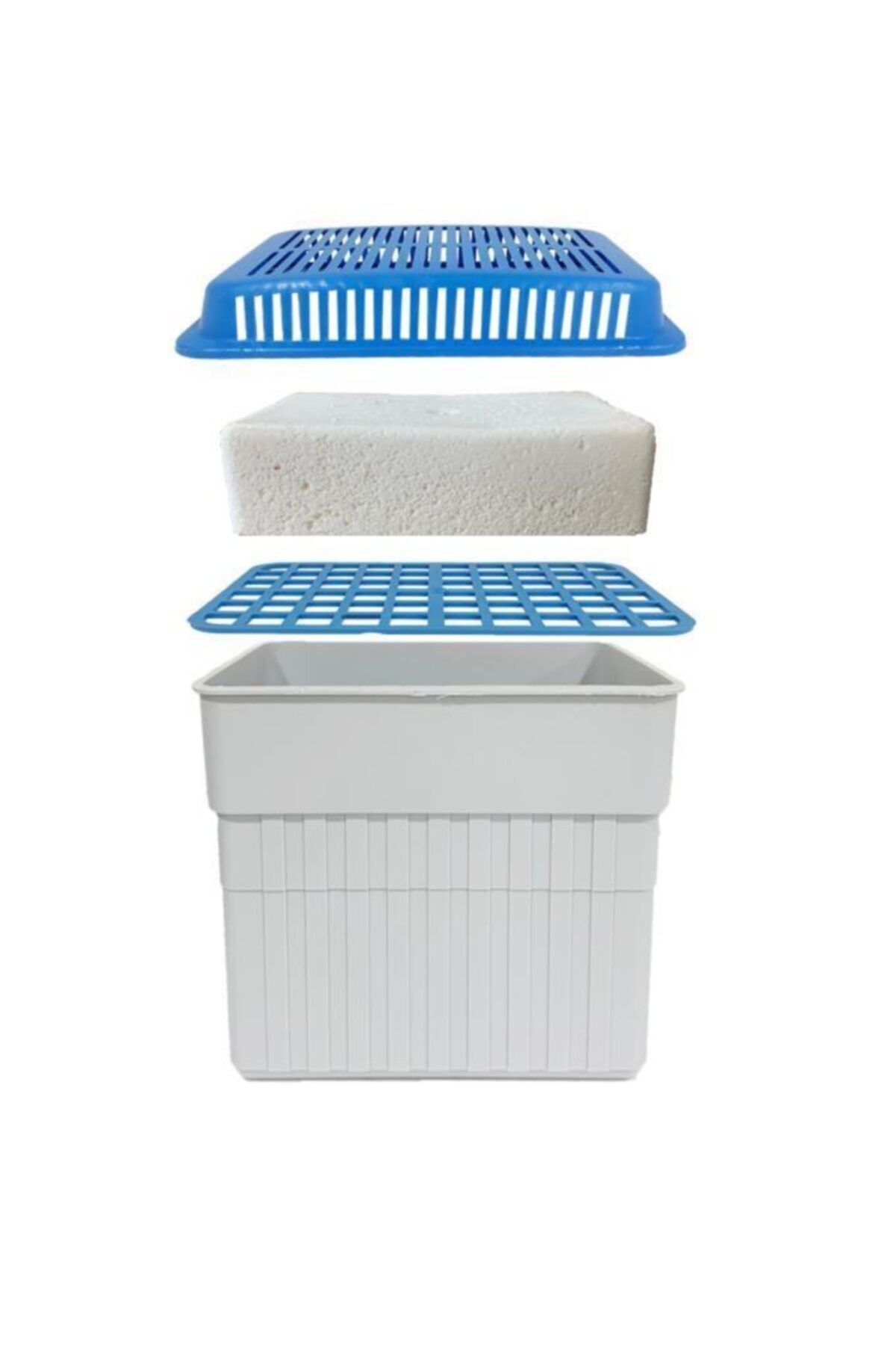 Saban 2 Kg. Dikdörtgen Nem Alıcı Aparat Vanilya ( 2 Kg. Blok )