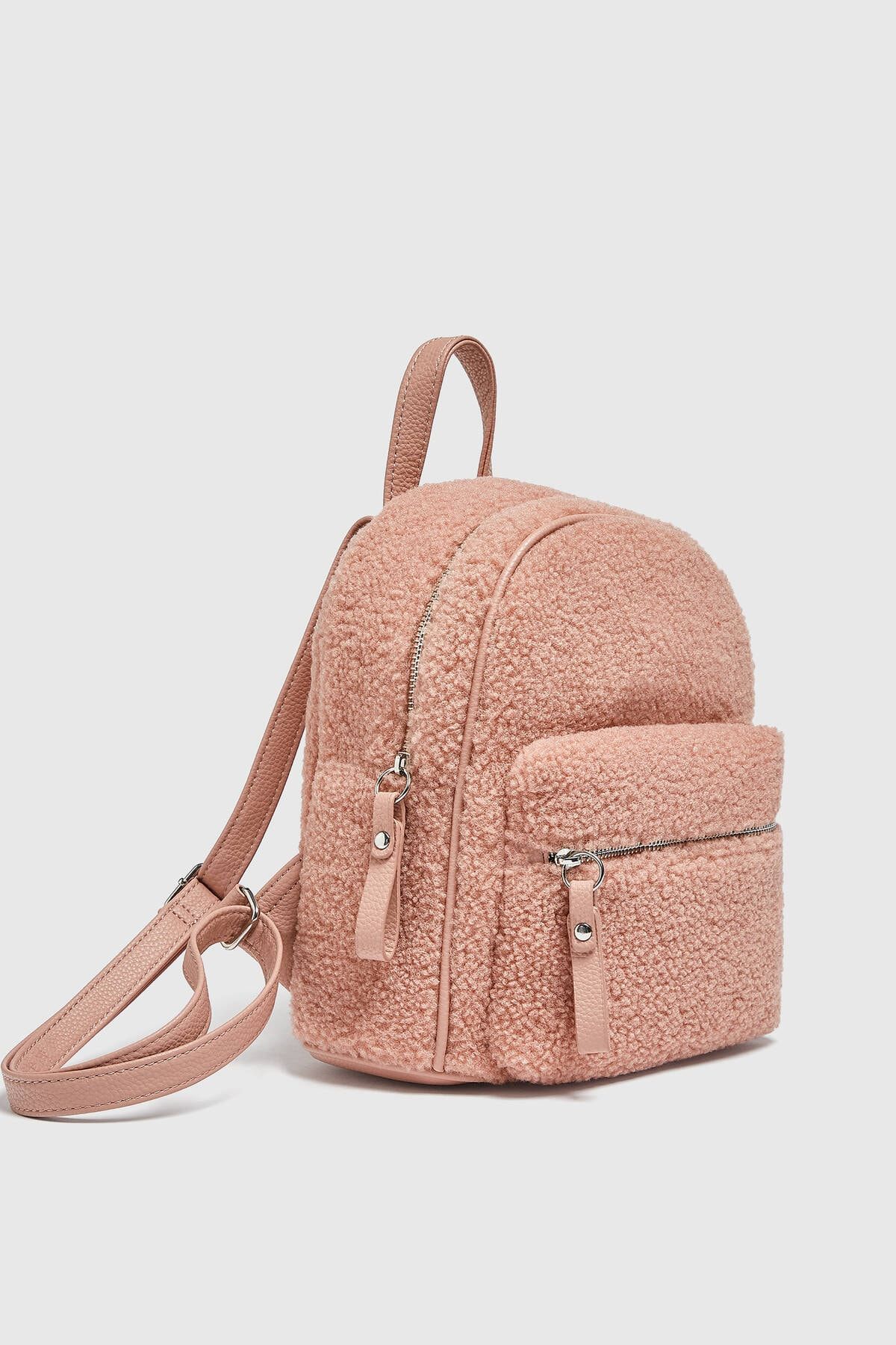 Pull & Bear Suni Yünlü Sırt Çantası
