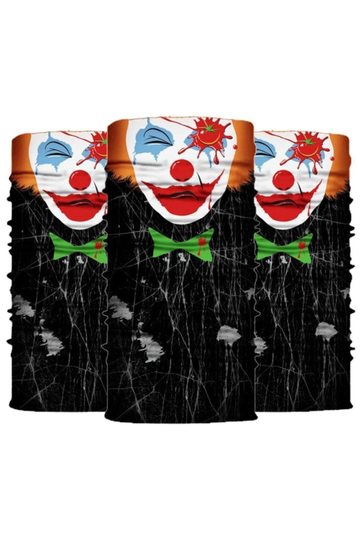 Knmaster Bob Grey Buff Bandana Boyunluk Maske Saç Bandı 3'lü Paket