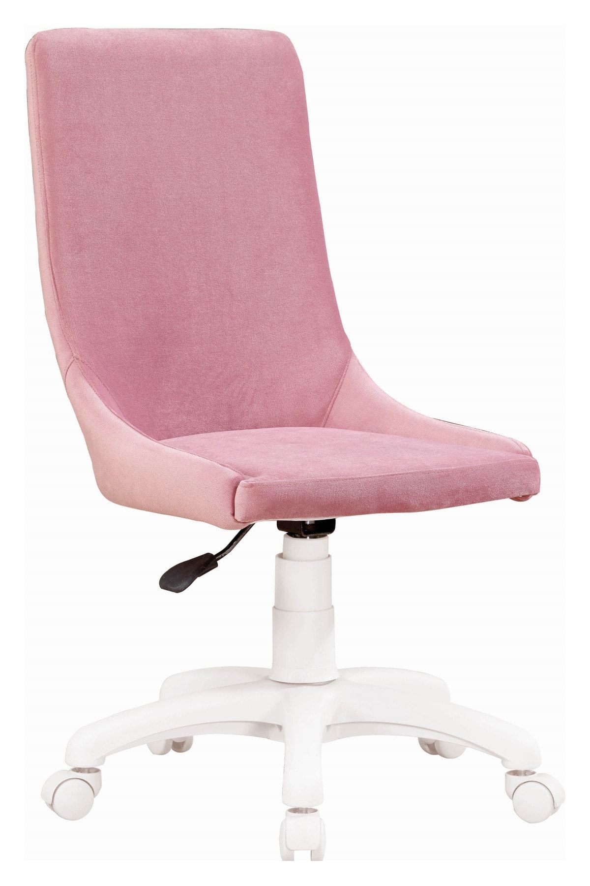 Meltem Classy Genç Odası Amortisörlü Sandalye (BEYAZ-PEMBE (3010))
