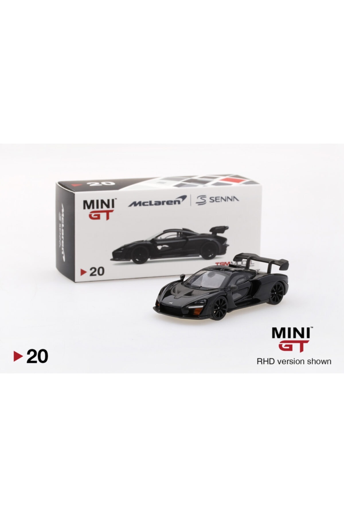 mini gt Mclaren Senna Onyx Black 1:64 Model Araba