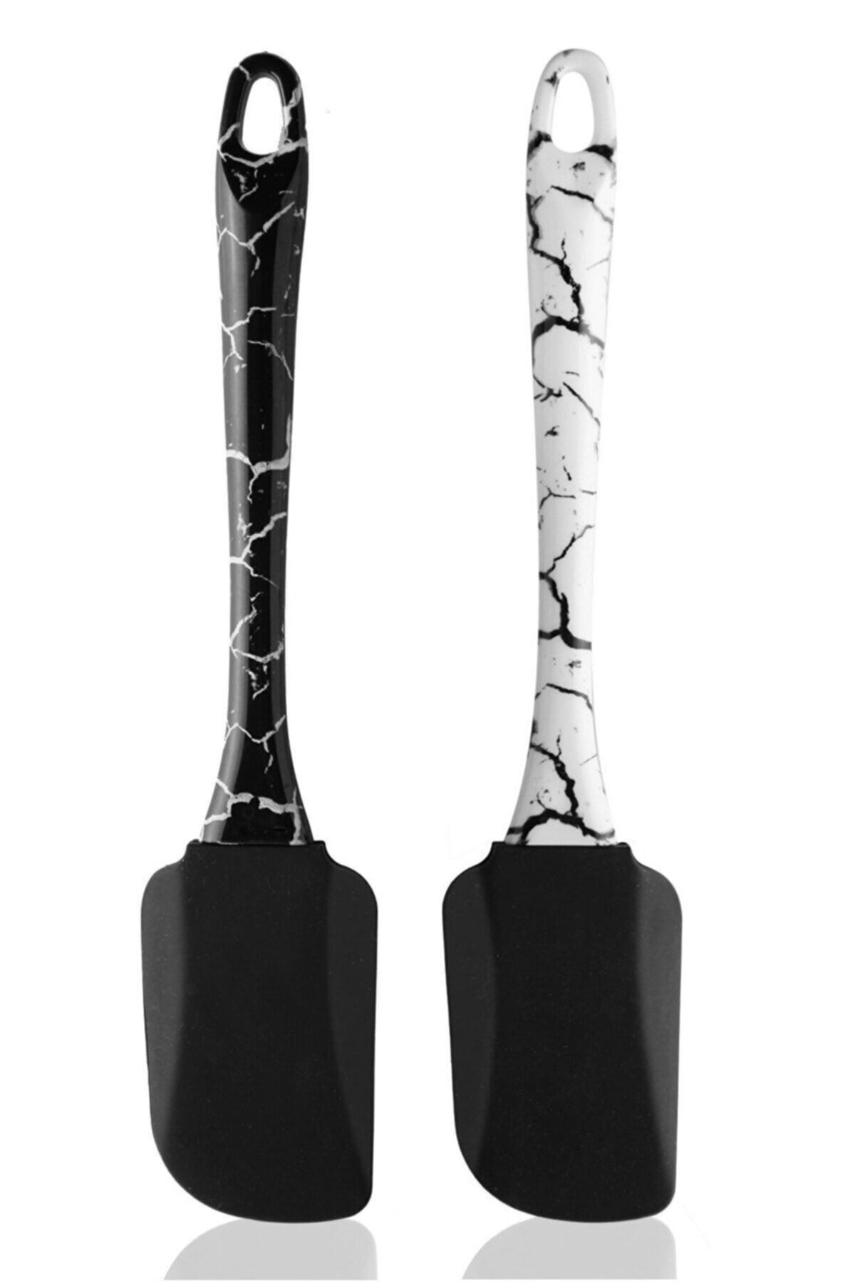 Fırsatbidünya 2 Li Mermer Desen Silikon Spatula