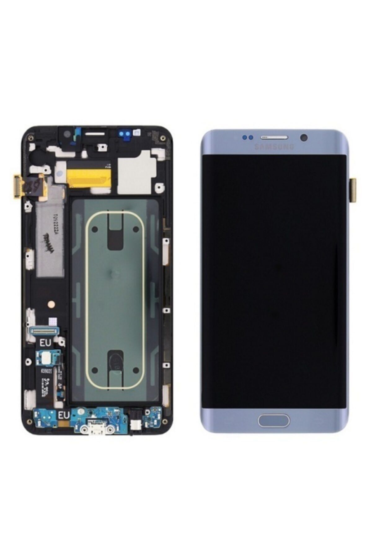 worldteknik Samsung Galaxy S6 Edge Plus G928 Lcd Ekran Dokunmatik Gümüş