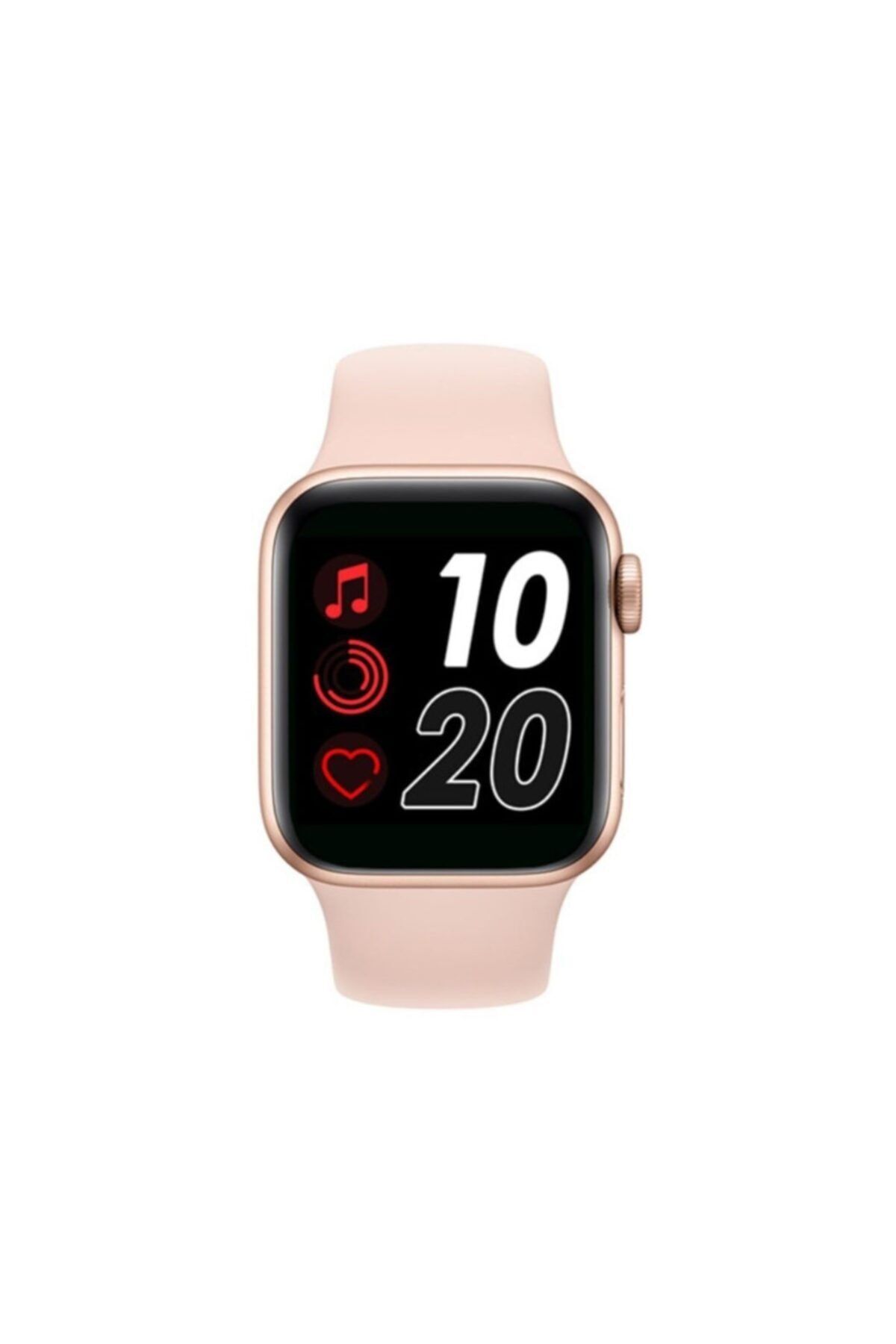 Mbois Tasarım Harikası T500 Smart Watch - Ios Uyumlu Türkçe Menü Dokunmatik Akıllı Saat (pembe)