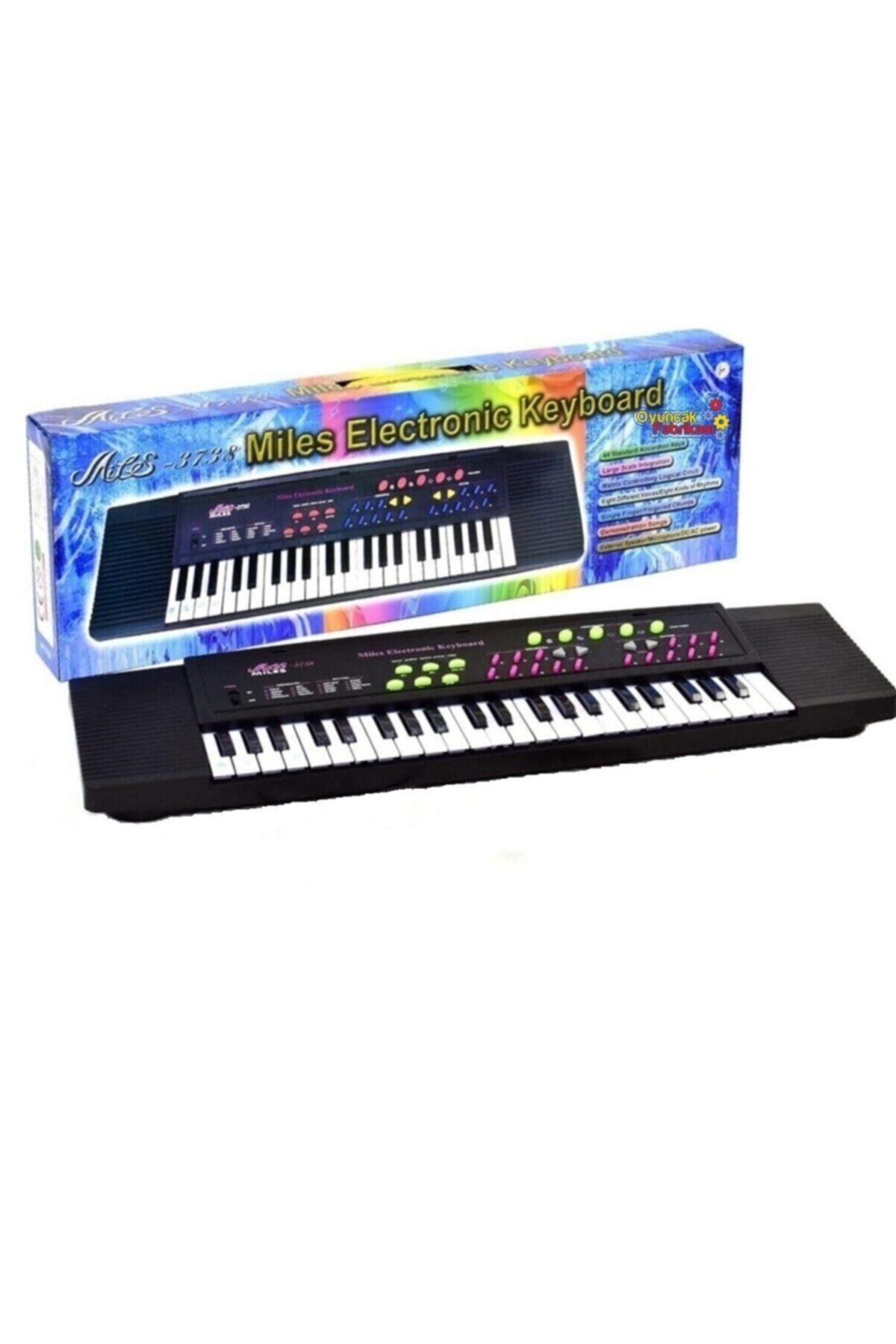 Miajima 37 Tuşlu Org Pilli -mikrofonlu Electronic Keyboard / +3 Yaş