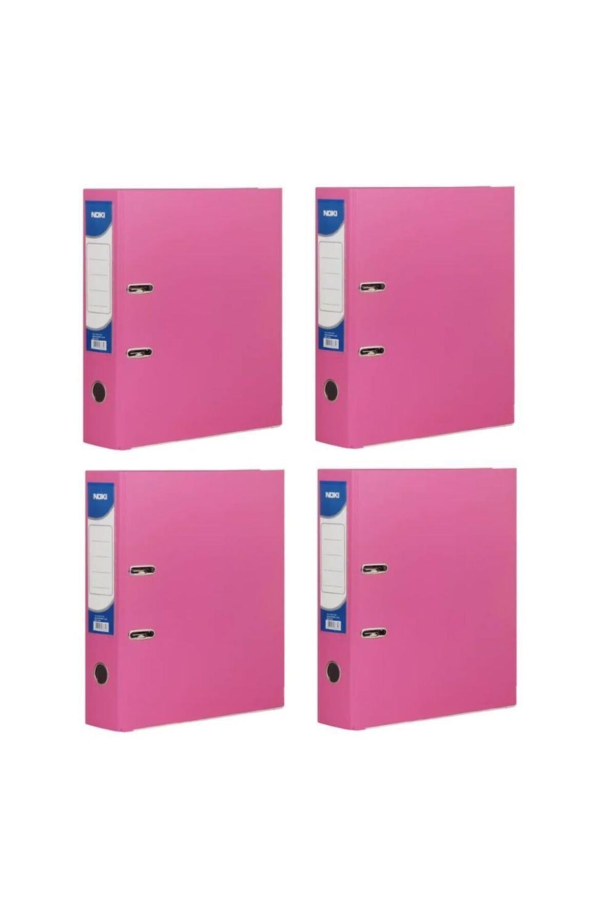 Noki Büro Klasör Geniş Pembe Büro Klasörü Halkalı 4 Adet