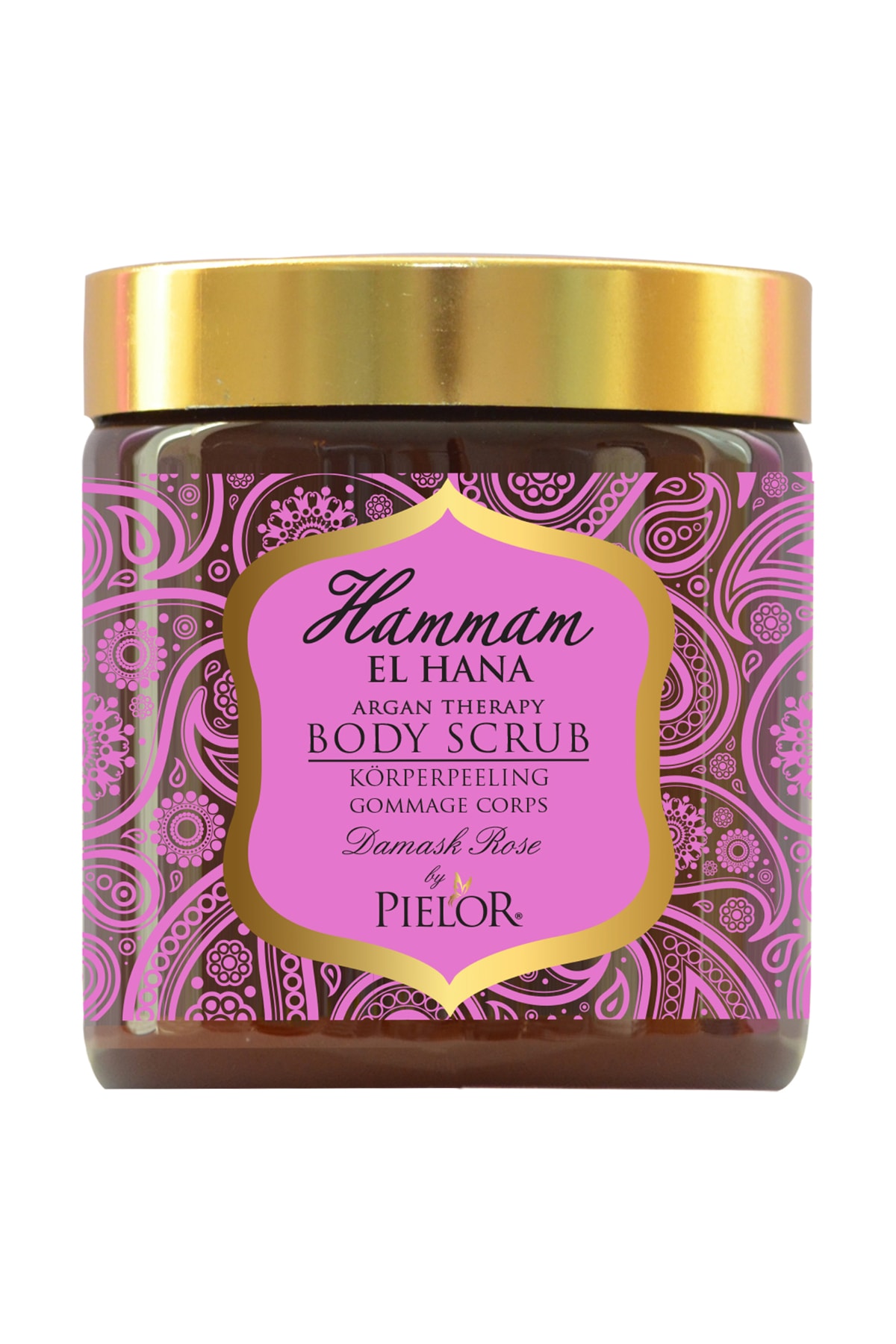 Hammam El Hana Argan Yağlı Vücut Peelingi Damask Rose 500 Ml