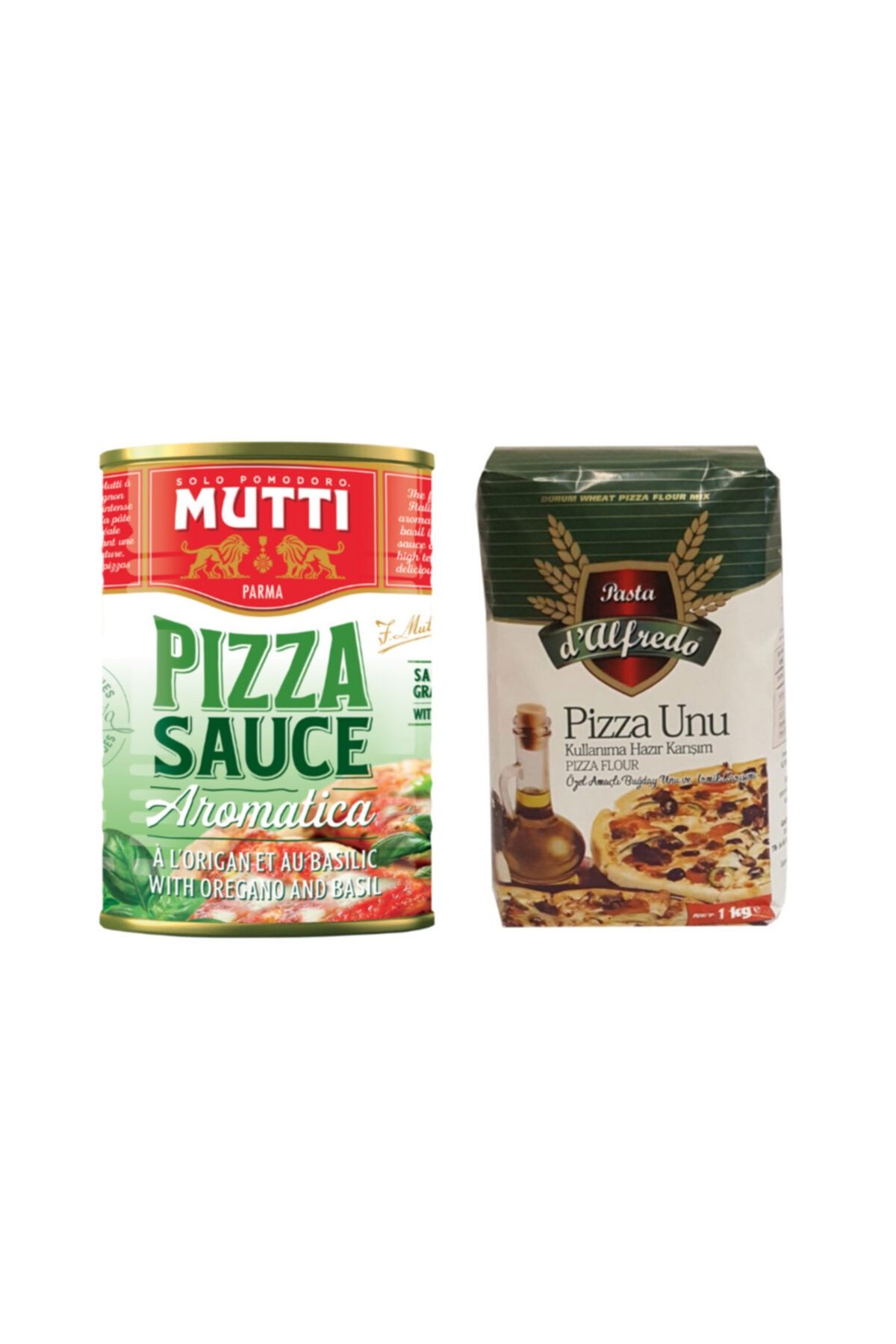 d'ALFREDO Pizza Unu 1 Kg + Mutti Domatesli Pizza Sosu 400 G