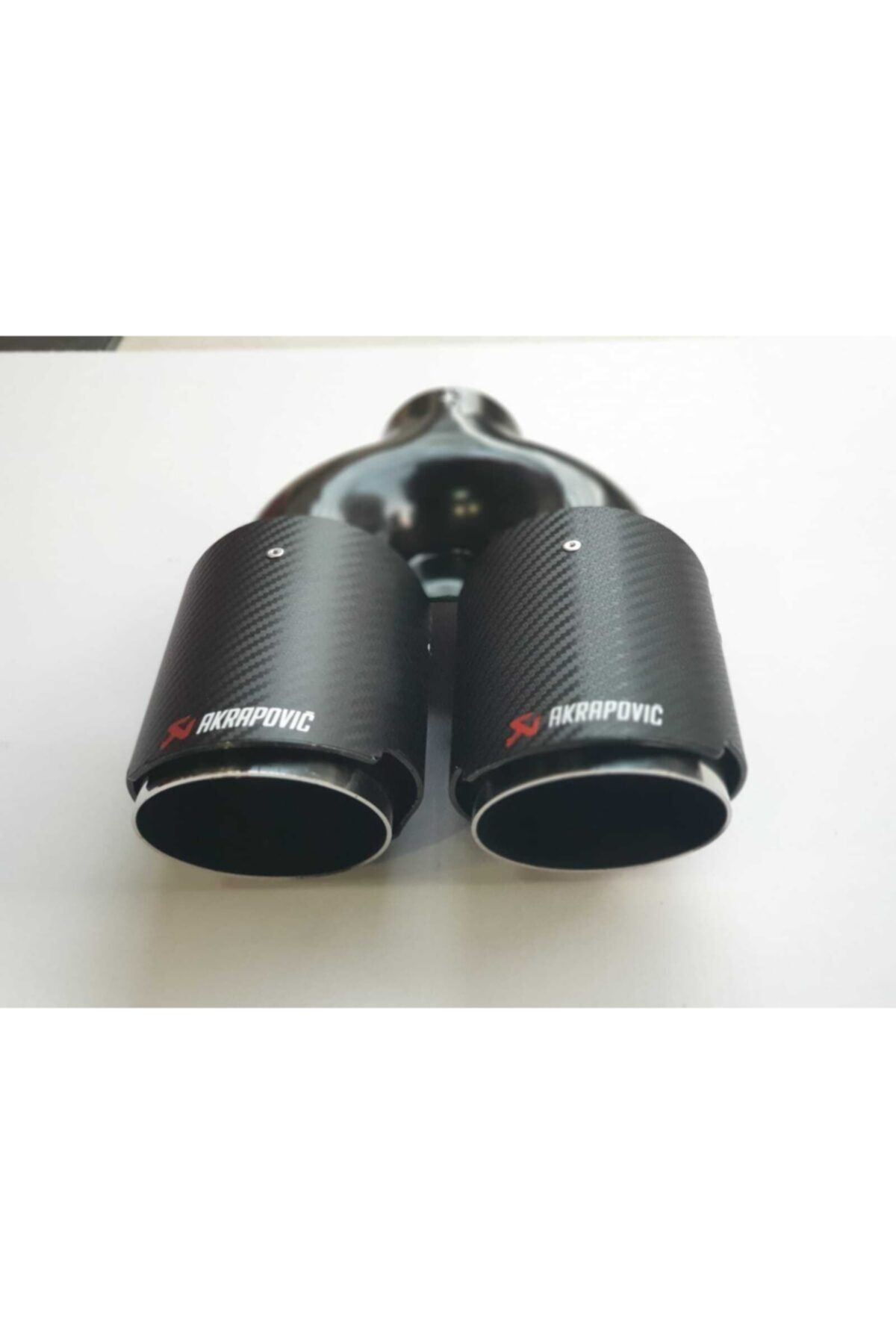 Akrapovic Akrapoviç Egzoz Ucu Karbon Kaplama 90 Lık Yerli Üretim Çift Çıkış 1 Adettir- Fast Tuning Garage