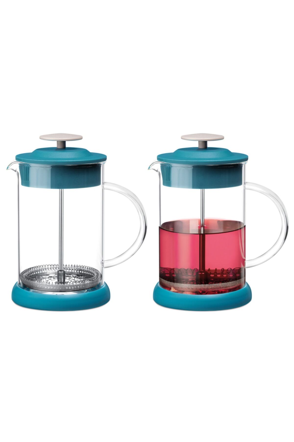 Madame Coco Paule French Press - Turkuaz - 800ml