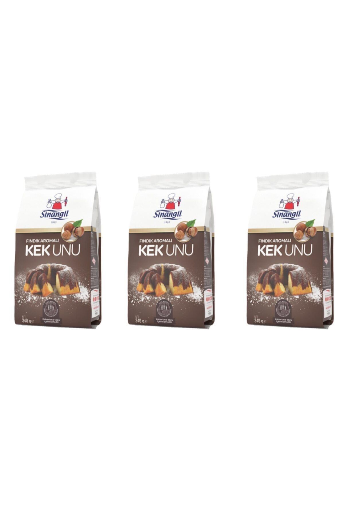 Sinangil Kekun Fındıklı 340gr 3 Adet