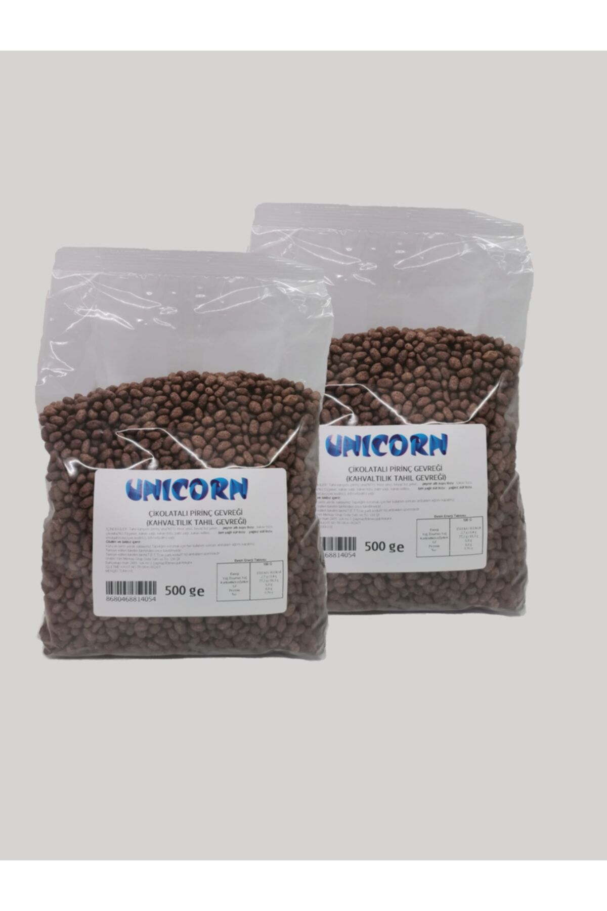 UNICORN Çikolatalı Pirinç Gevreği 500g X 2