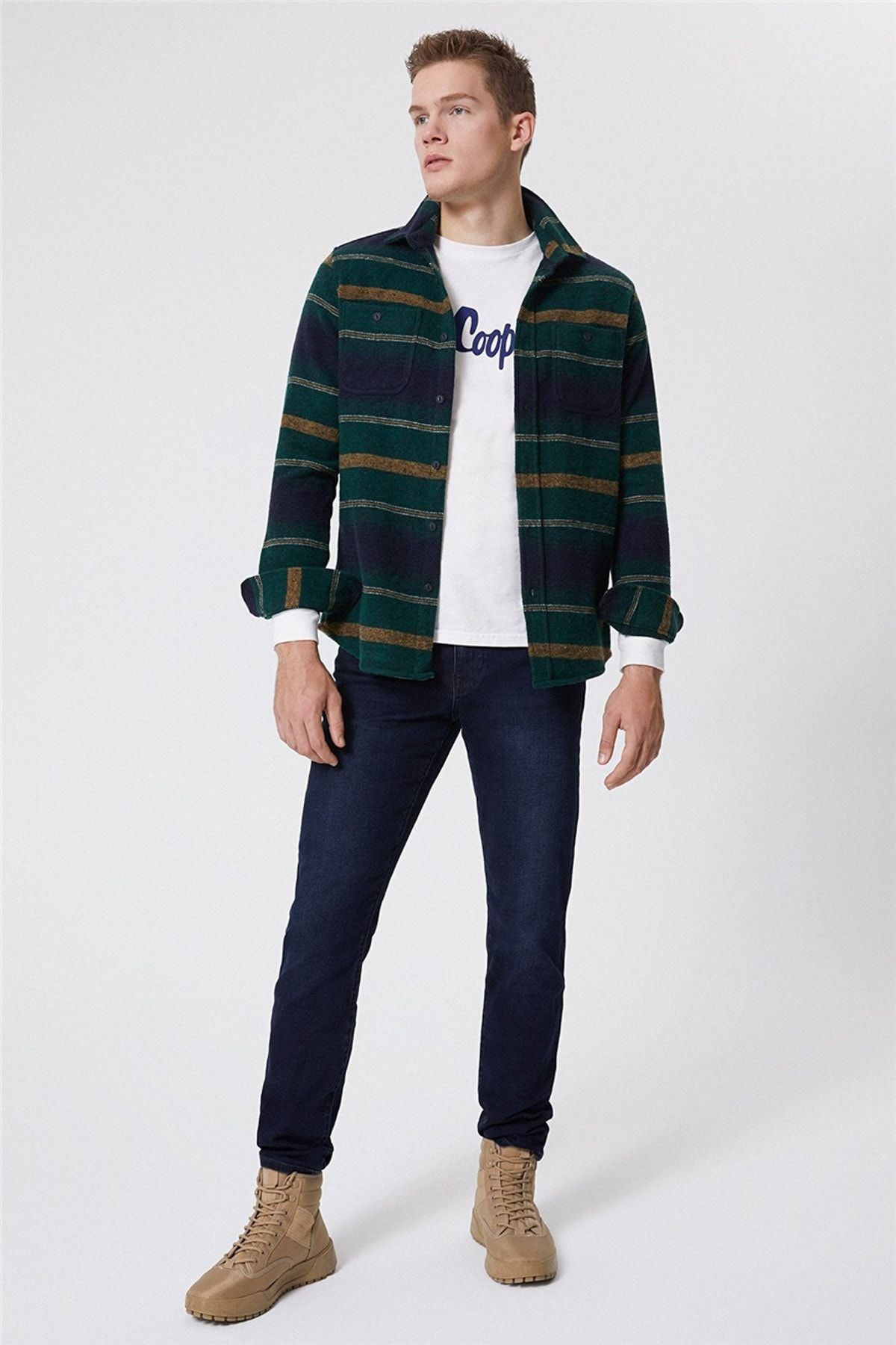 Lee Cooper Erkek Jagger Slim Straight Fit Jean Pantolon Tauris Db 221 LCM 121070