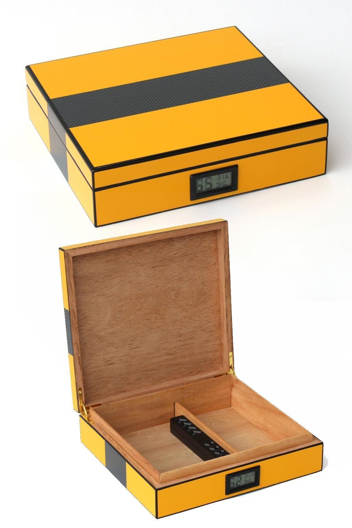Parmida Ispanyol Sedir Ağacı Puro Kutusu Humidor