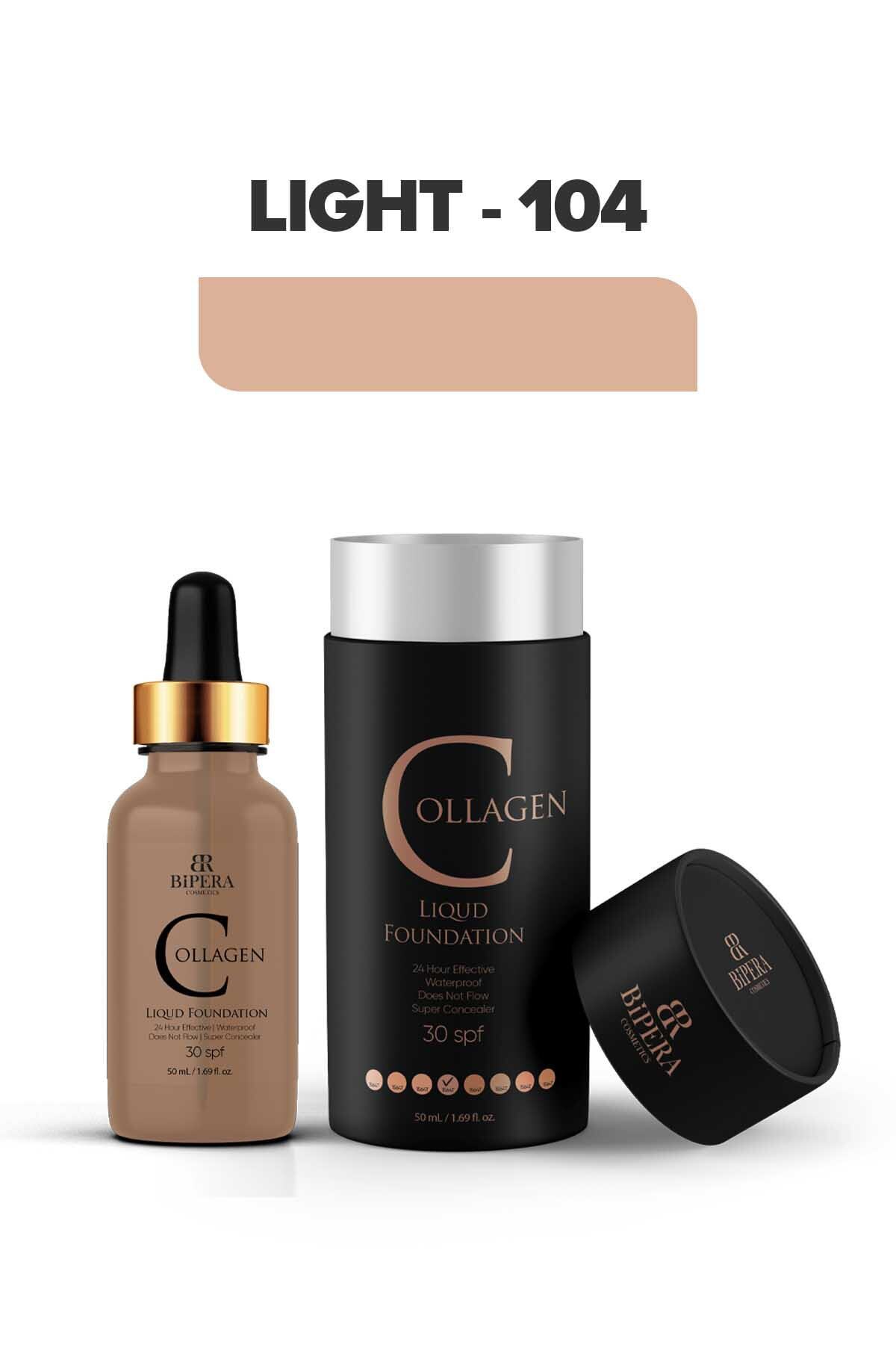 bipera Collagen Likit Fondöten 50 ml -104 Light