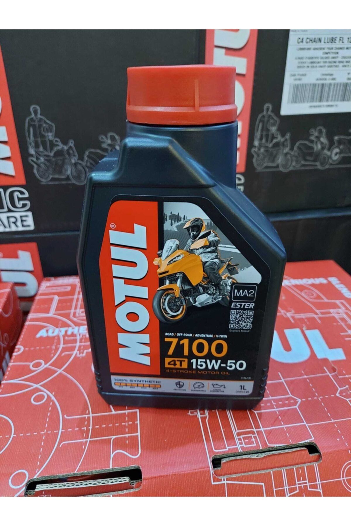 Motul 7100 15w-50 4t 1litre Ürt:08-21 Sürpriz Hediyeler