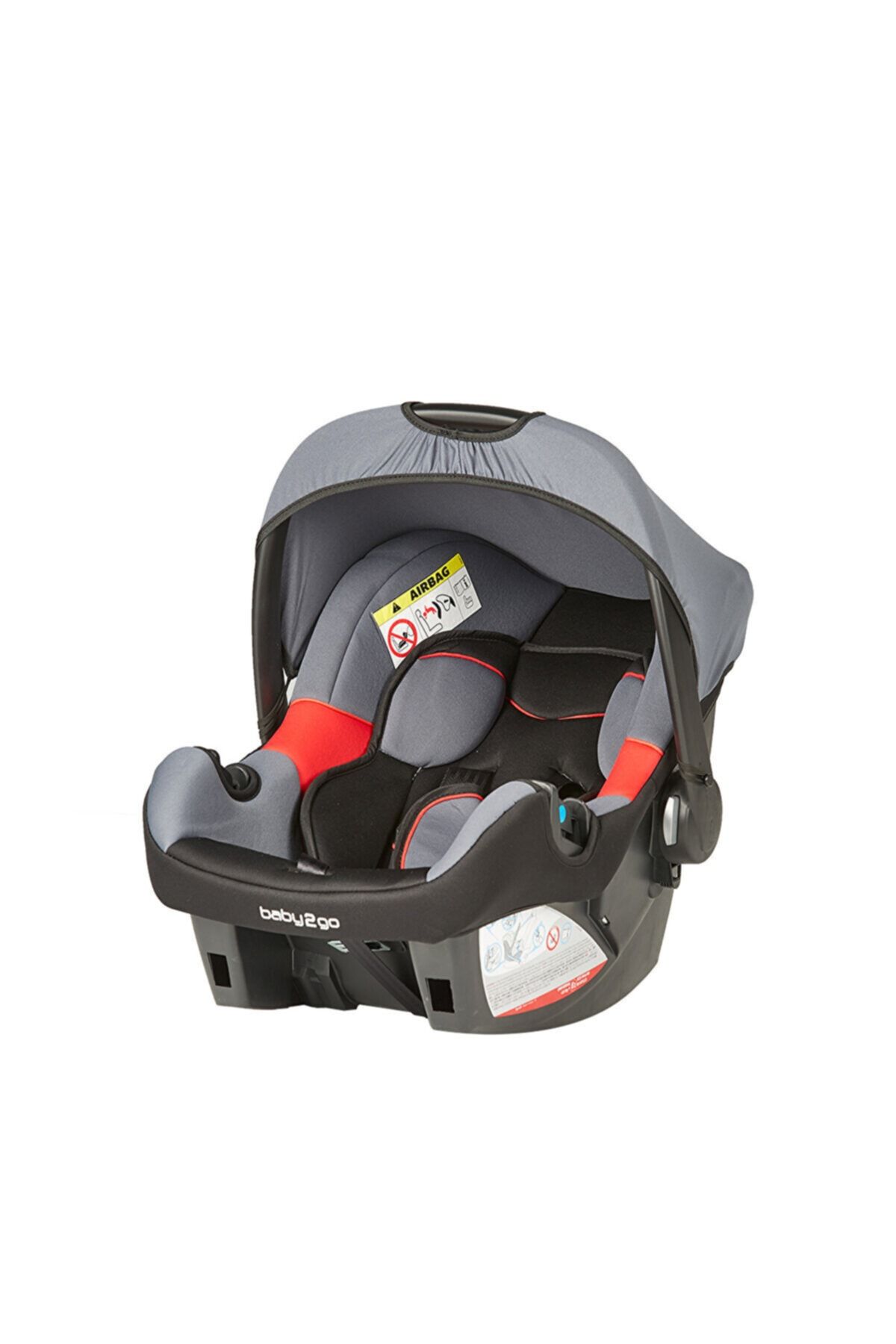 Baby2Go 6152 Hug Nania Straforlu Anakucağı Gri