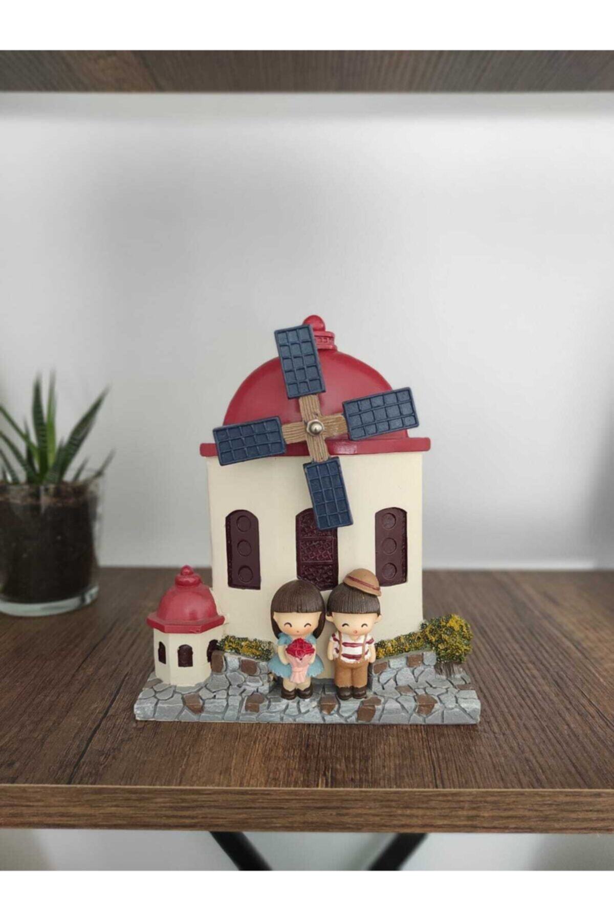Evedair Dekoratif Değirmen Müzik Kutusu Biblo Aksesuar