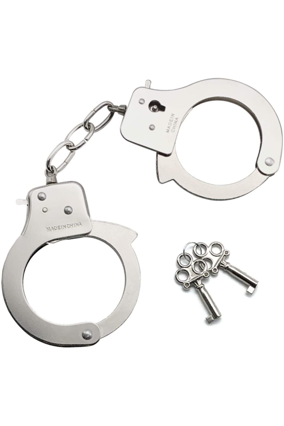 Berrinstore Anahtarlı Oyuncak Metal Kelepçe Polis Kelepçesi
