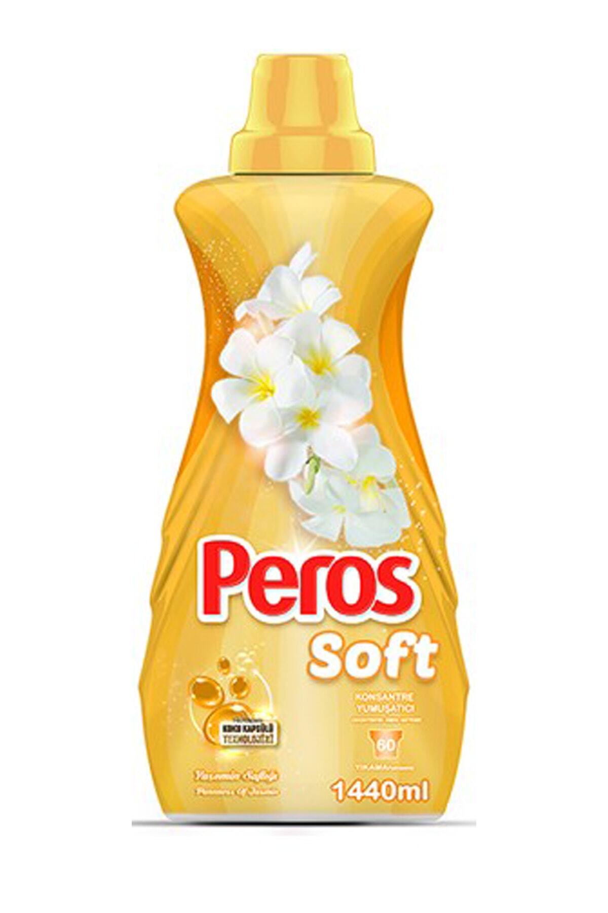 Peros Soft Konsantre Çamaşır Yumuşatıcısı Yasemin Saflı 1440 Ml