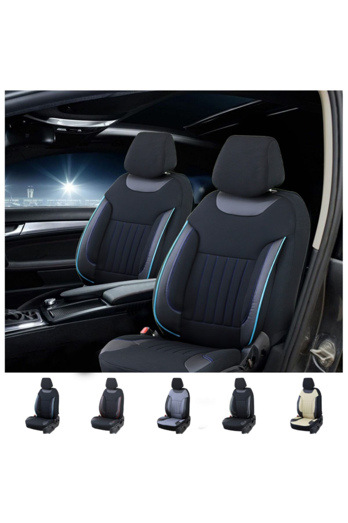 EDITION Model Ford Focus Oto Koltuk Kilifi Sıyah-sıyah