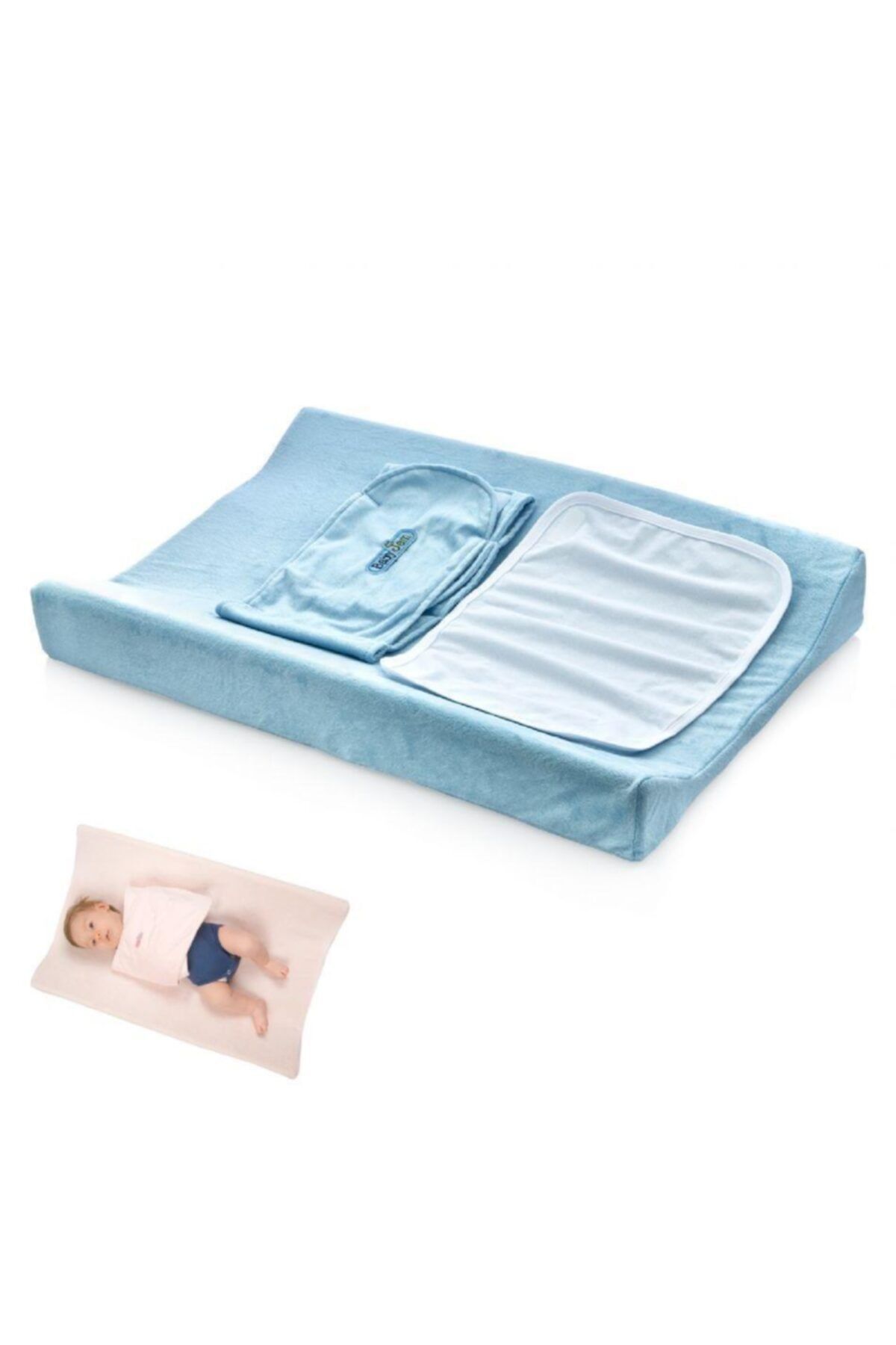 Babyjem Kundaklı Alt Açma Minderi 219 Mavi