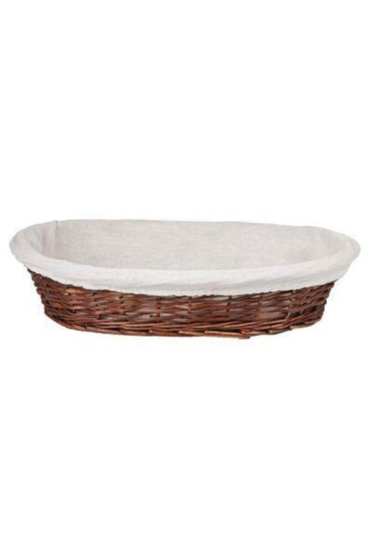 Epinox Hasır Bezli Ekmek Sepeti Oval 32cm Eso-32r