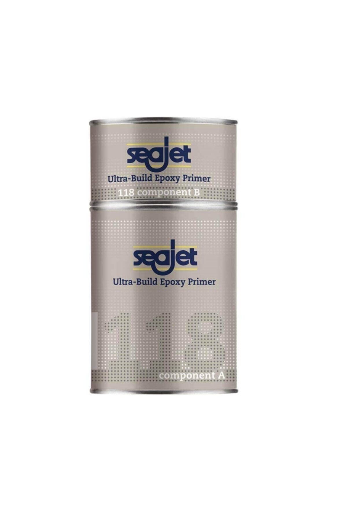 SEAJET 118 Ultra Build Epoxy Primer Boya Astarı Gümüş 2.5lt