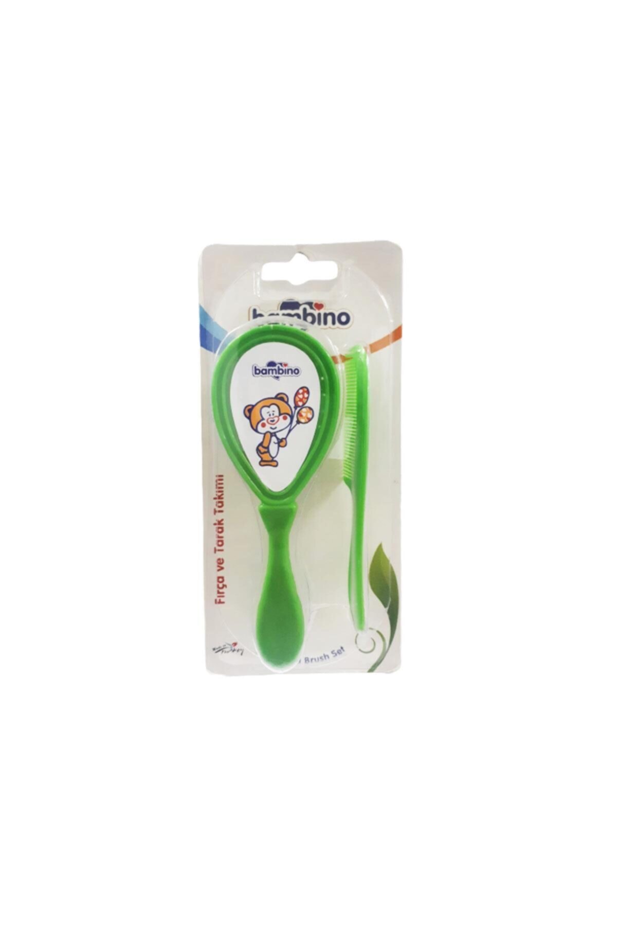 Bambino Fırça Tarak Seti Yeşil